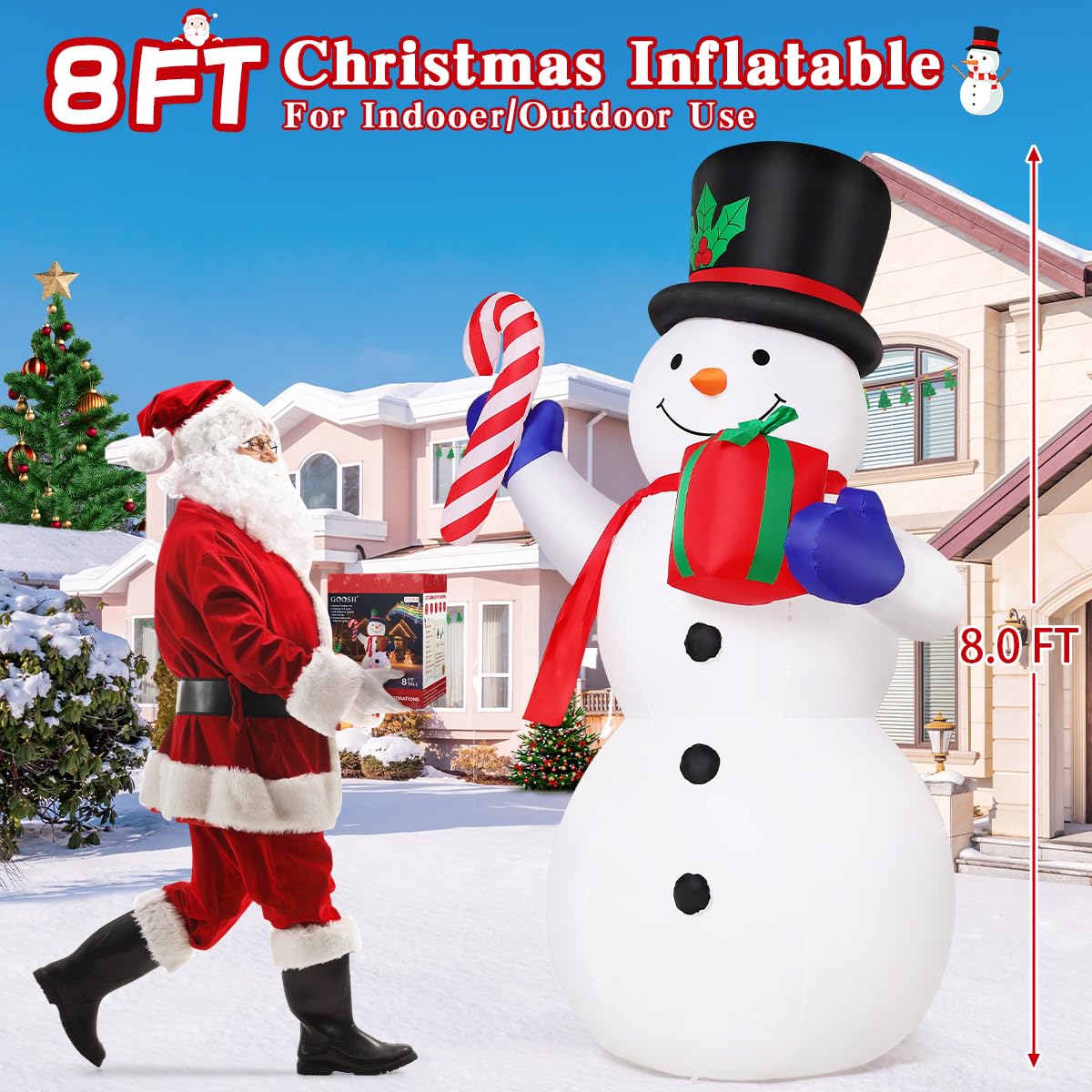 GOOSH DJ-SD-27239-8 Christmas-Inflatables - View #3