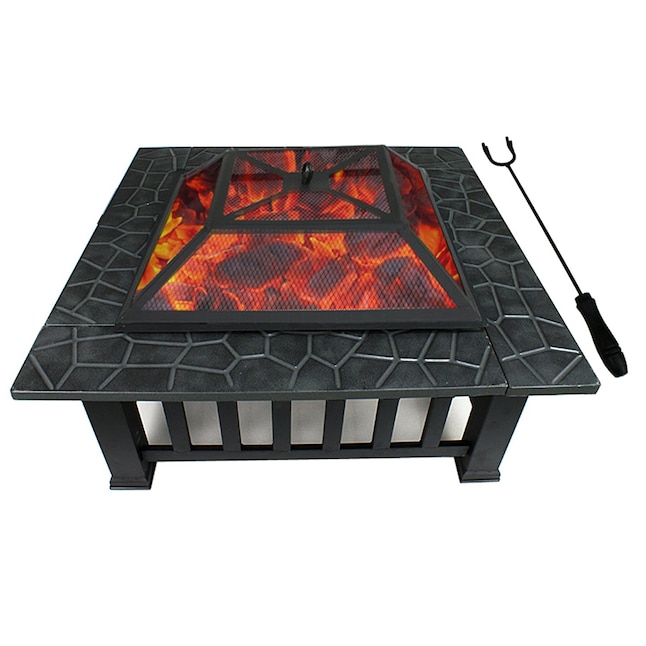 Old Gray Iron Wood Burning Fire Pit, Stove Fire Pit 32