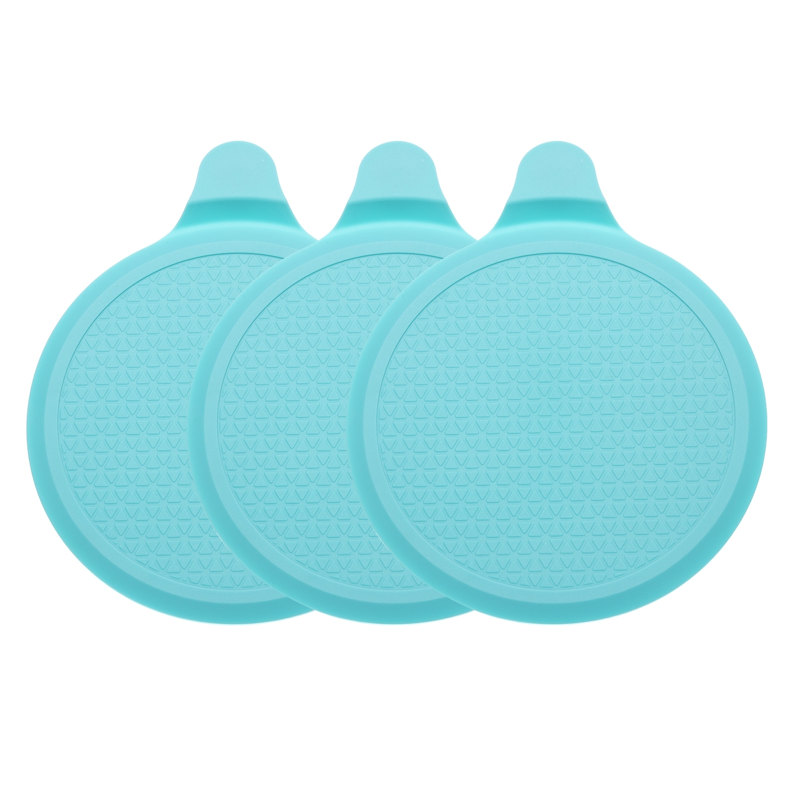 Unique Bargains - 3pcs Silicone Tub Stopper 5.9-Inch Dia Square Kitchen Bathtub Drain Cover Plug ...