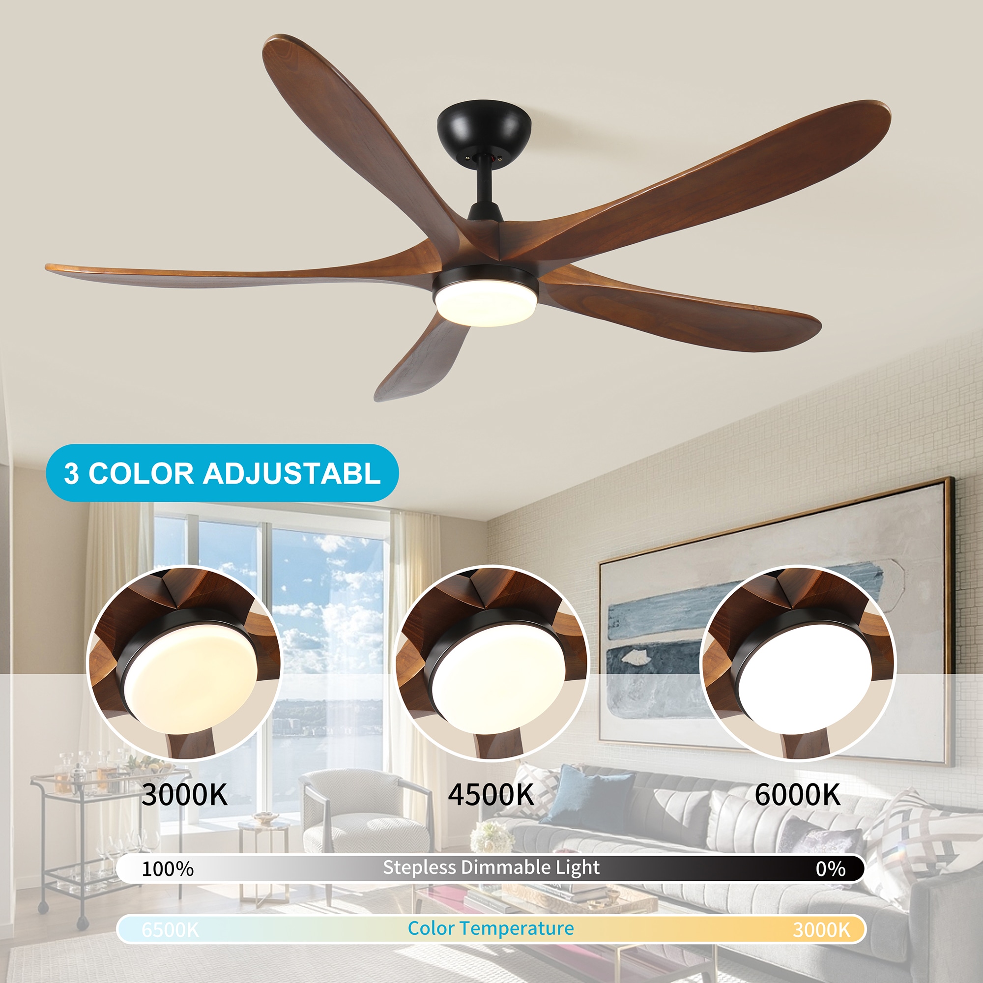SINOFURN SYA820130WT Ceiling-Fans - View #10