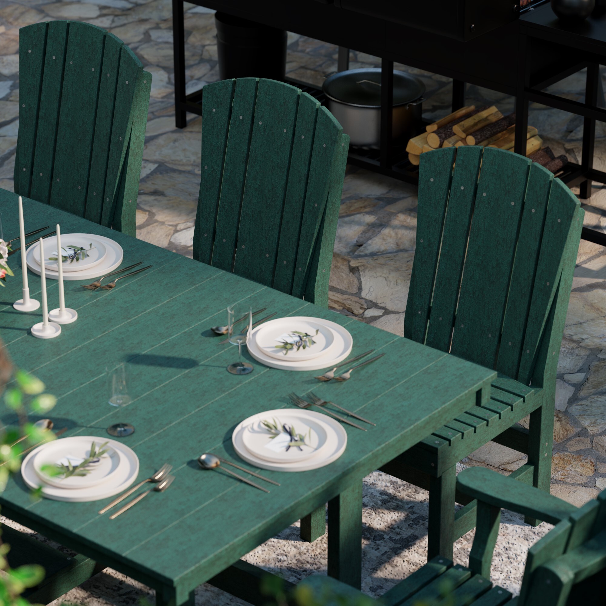 Wildridge LCC-190-TG Patio-Dining-Sets - View #4