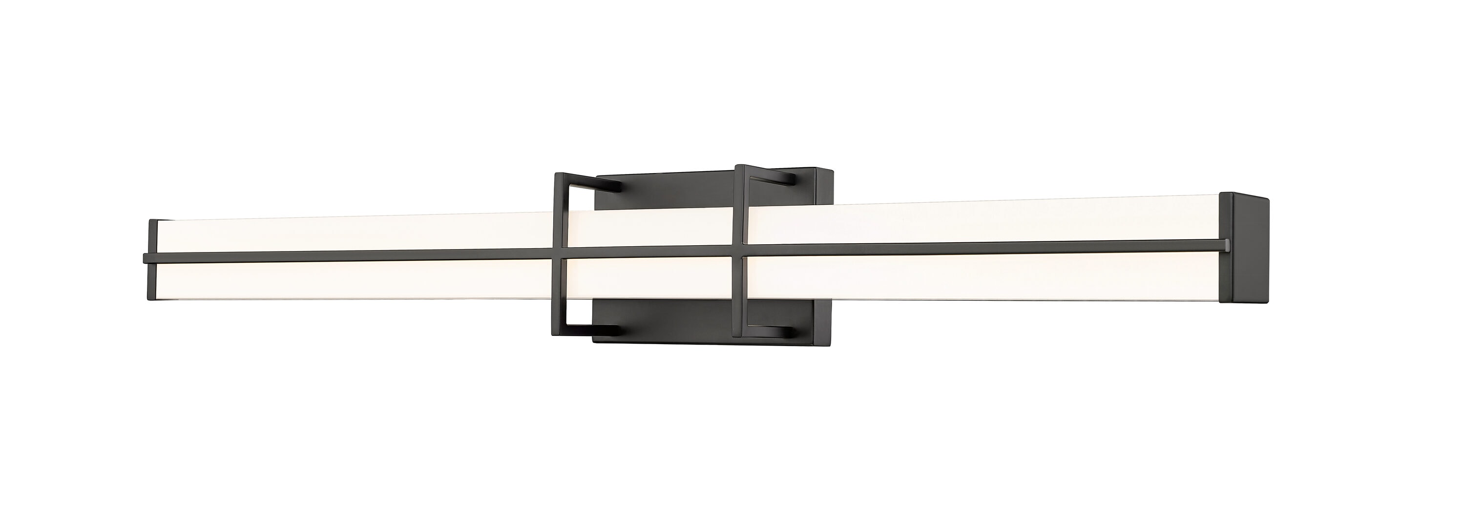 Z-Lite 1011-32W-MB-LED Harrison 32-in 1 -Light Matte Black Integrated LED Modern/contemporary Vanity light
