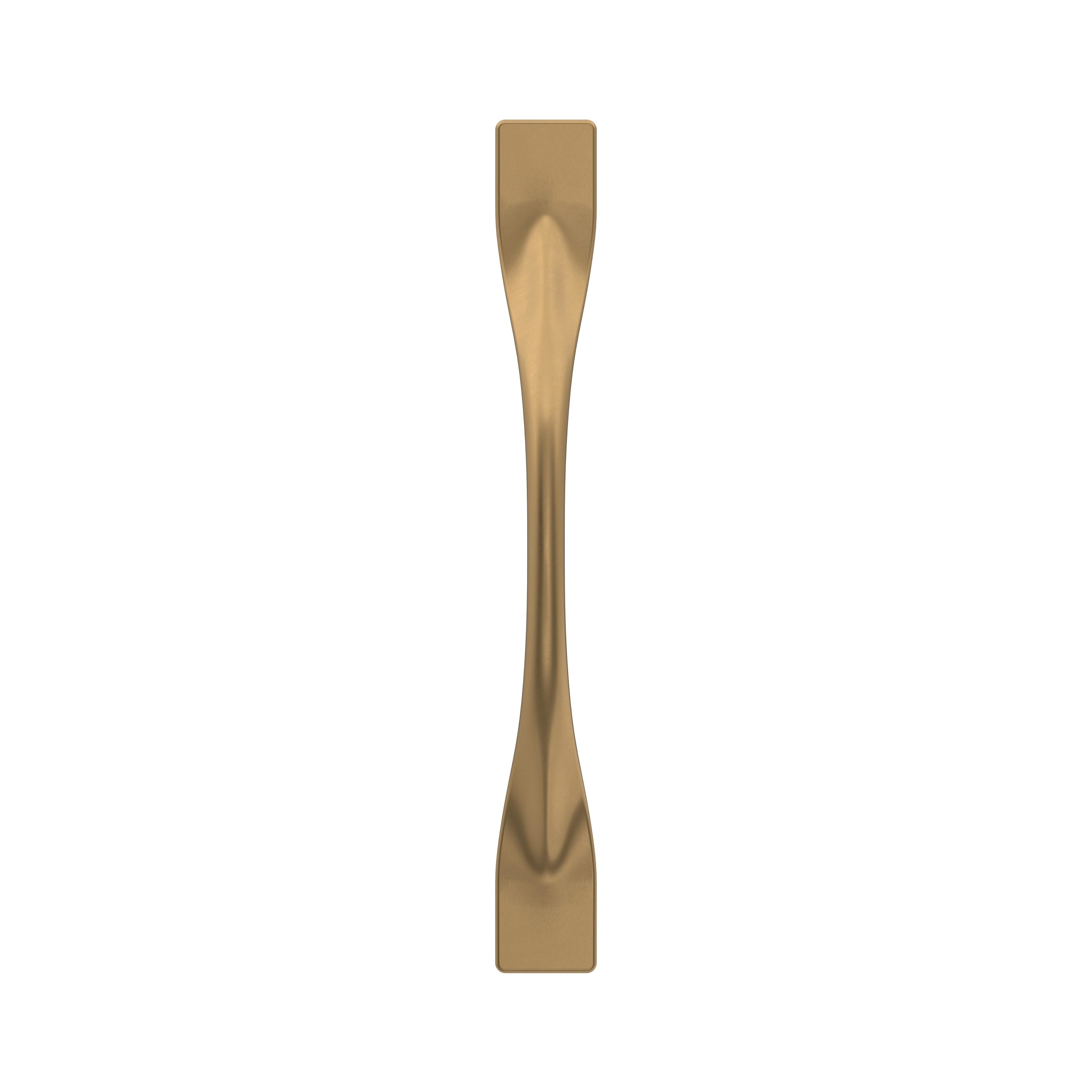 Champagne Bronze Modern Arch Cabinet Pull with Mounting Hardware