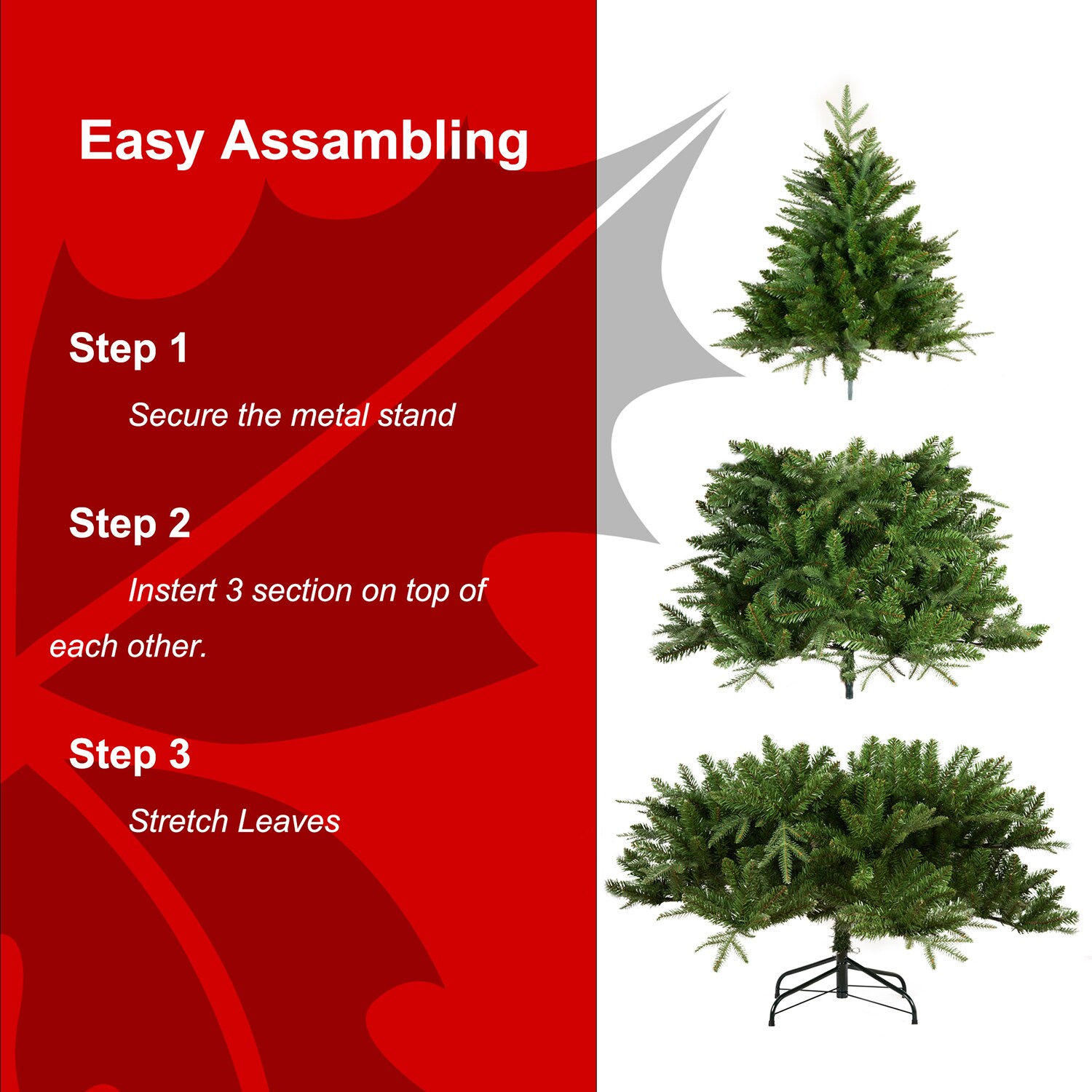 Bybafun YA7200006 Artificial-Christmas-Trees - View #2