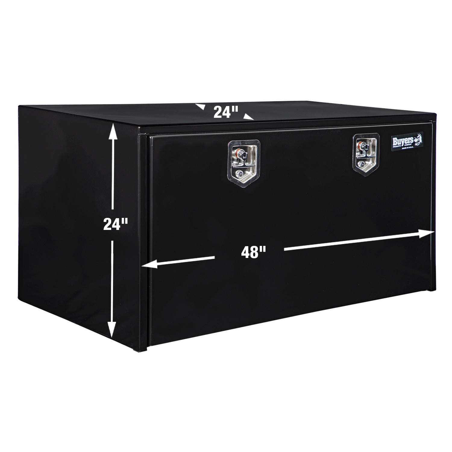 Buyers Products 49-in x 24.5-in x 24.5-in Black Steel Steel Underbody Truck Tool Box 1704310 Sansujyuku sansujyuku.com