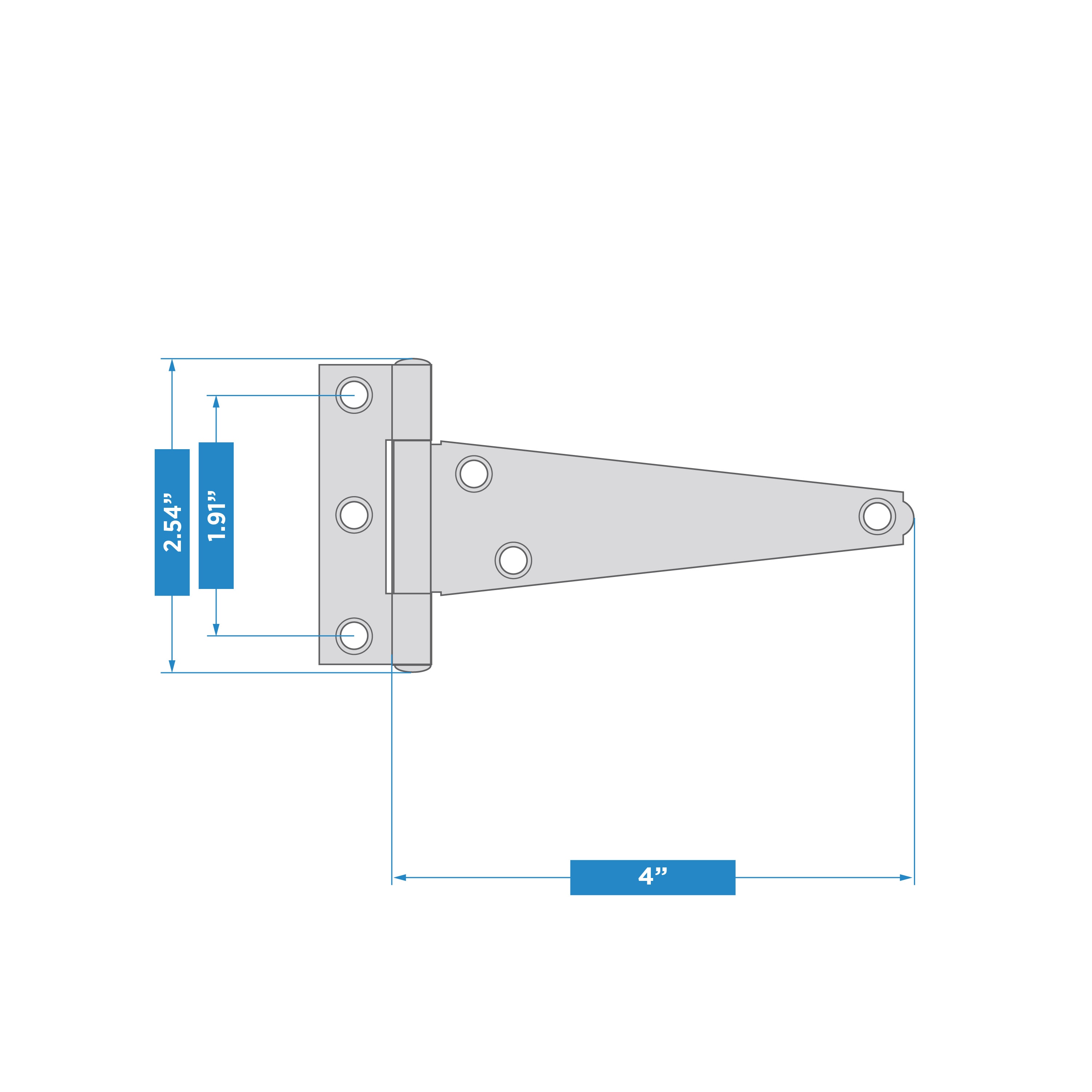 National Hardware N128-652 Entry-Door-Hinges - View #8