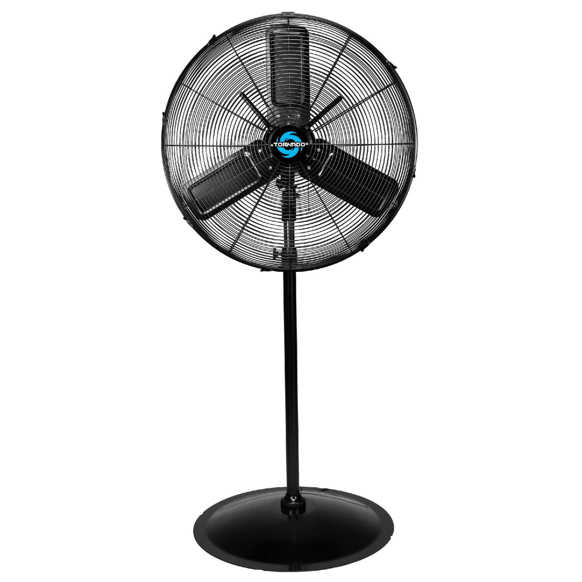 Tornado Fans HI-FAN-24POF-WR-1P 24-Inches 120 -Volt 2 -Speed High Velocity Outdoor Black Oscillating Pedestal Fan