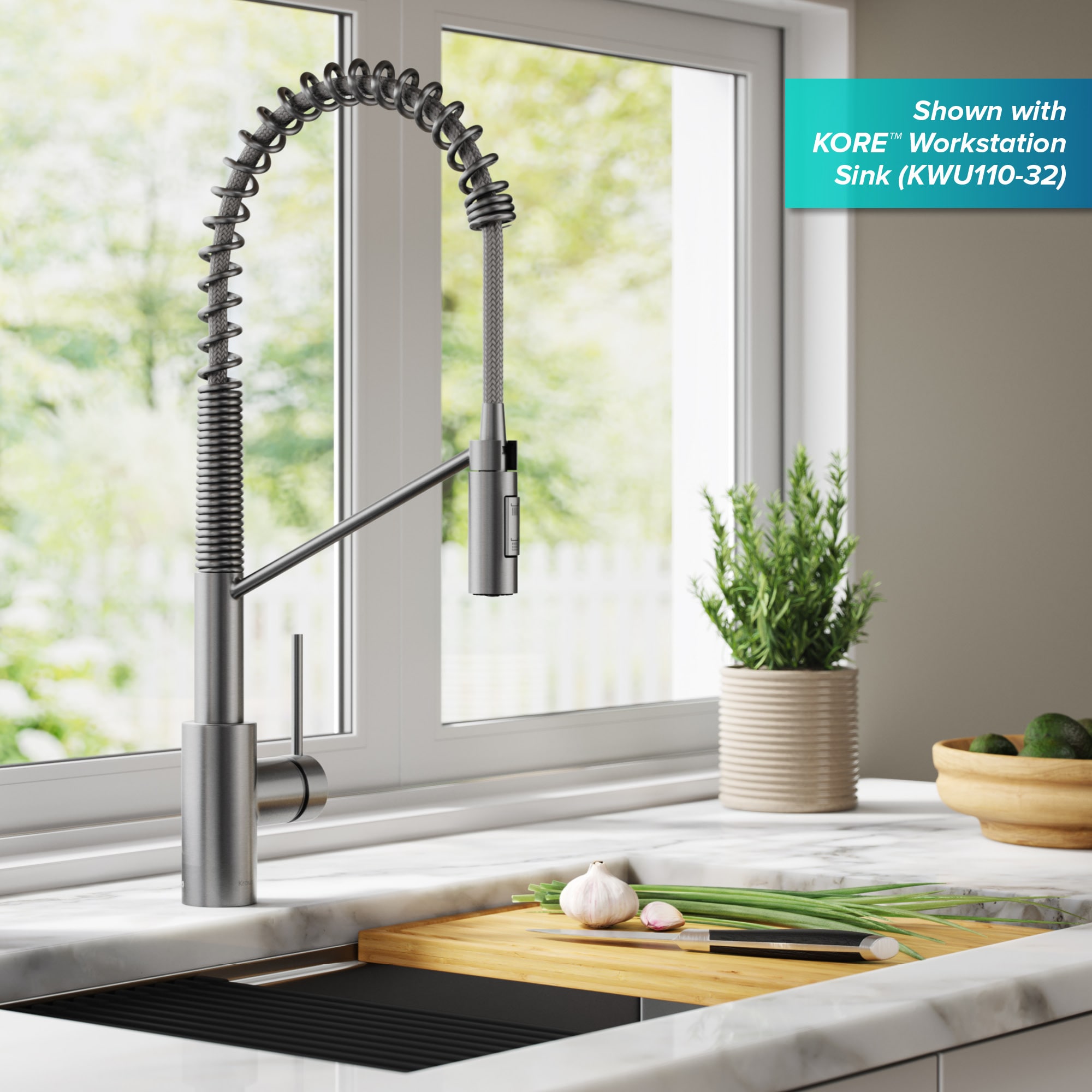 Kraus KPF-2631SFS Kitchen-Faucets - View #4