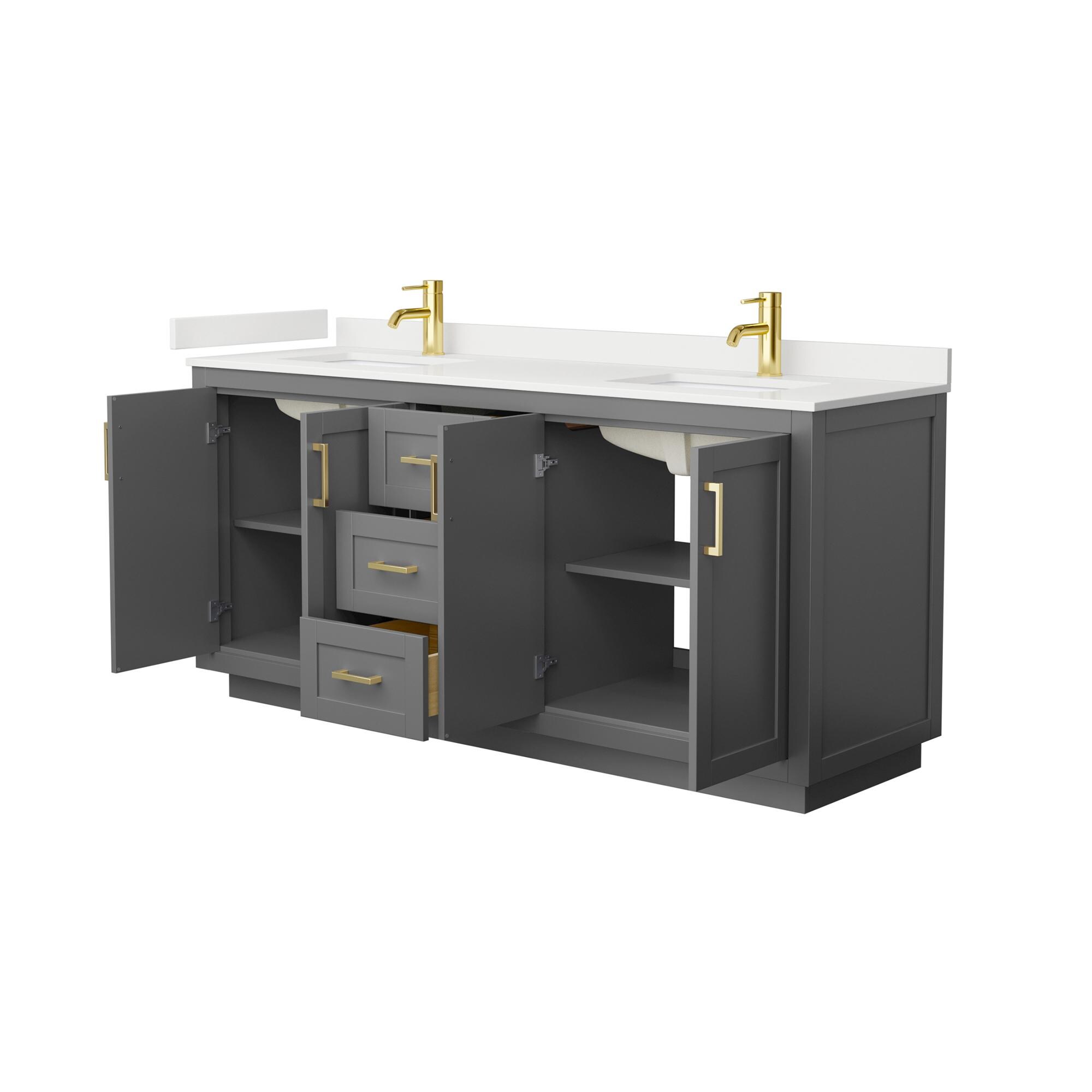 Wyndham Collection WCF292972DGGWQUNSMXX Bath-Vanity-Combo - View #3