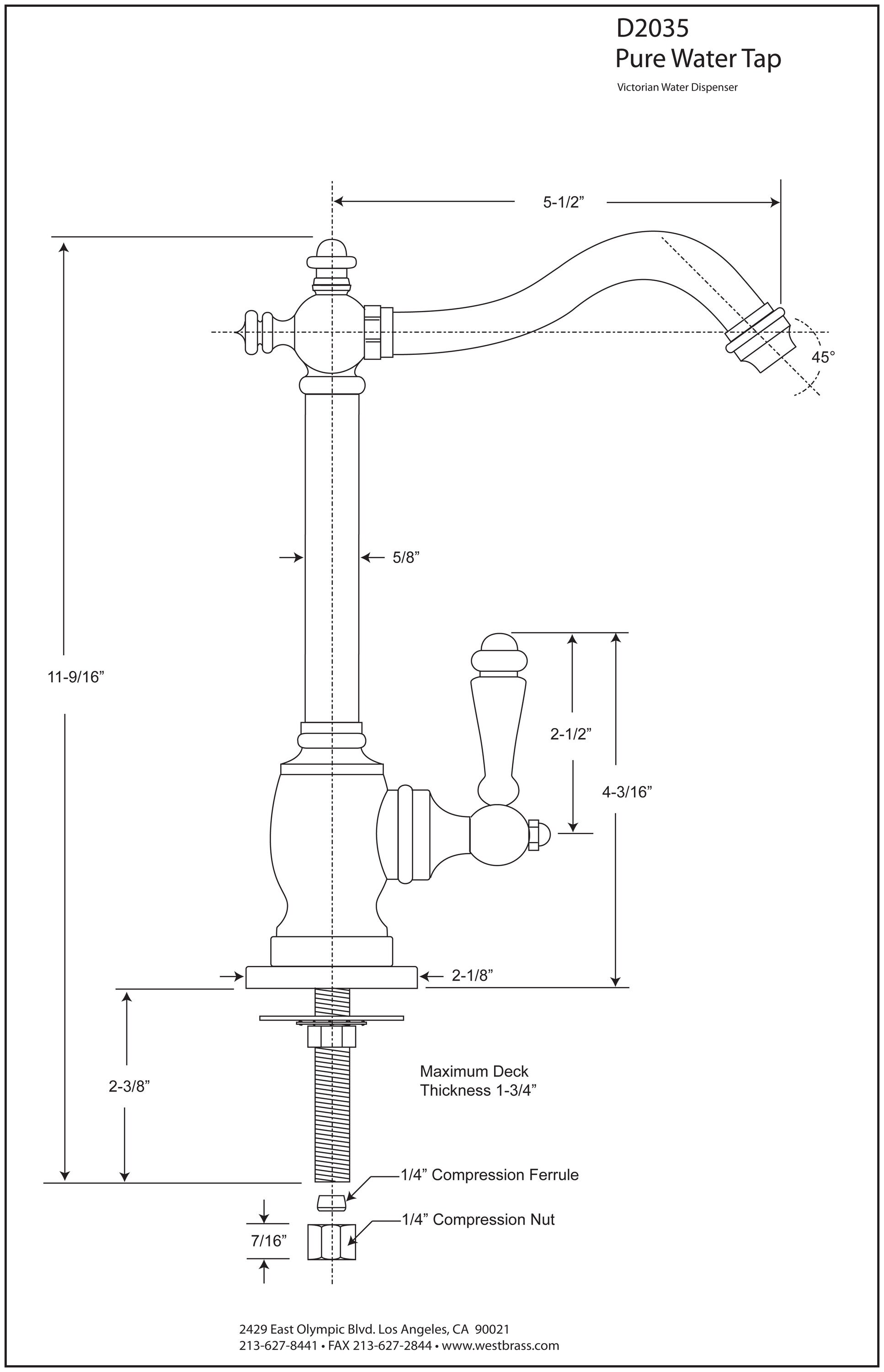 WESTBRASS D2035-NL-12 Hot-Water-Dispensers - View #2