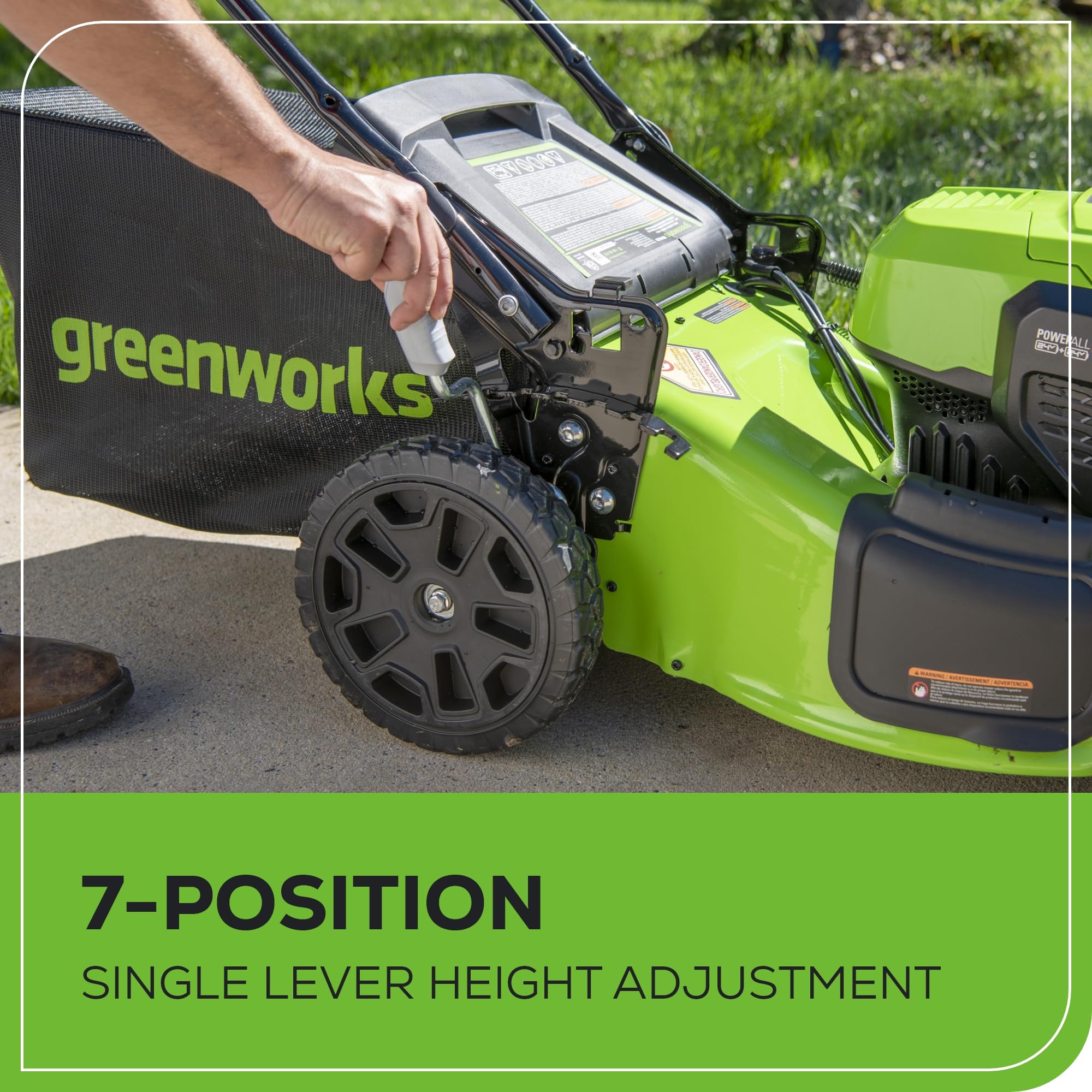 Greenworks MO48L4210 Cordless-Elec-Push-Mowers - View #6
