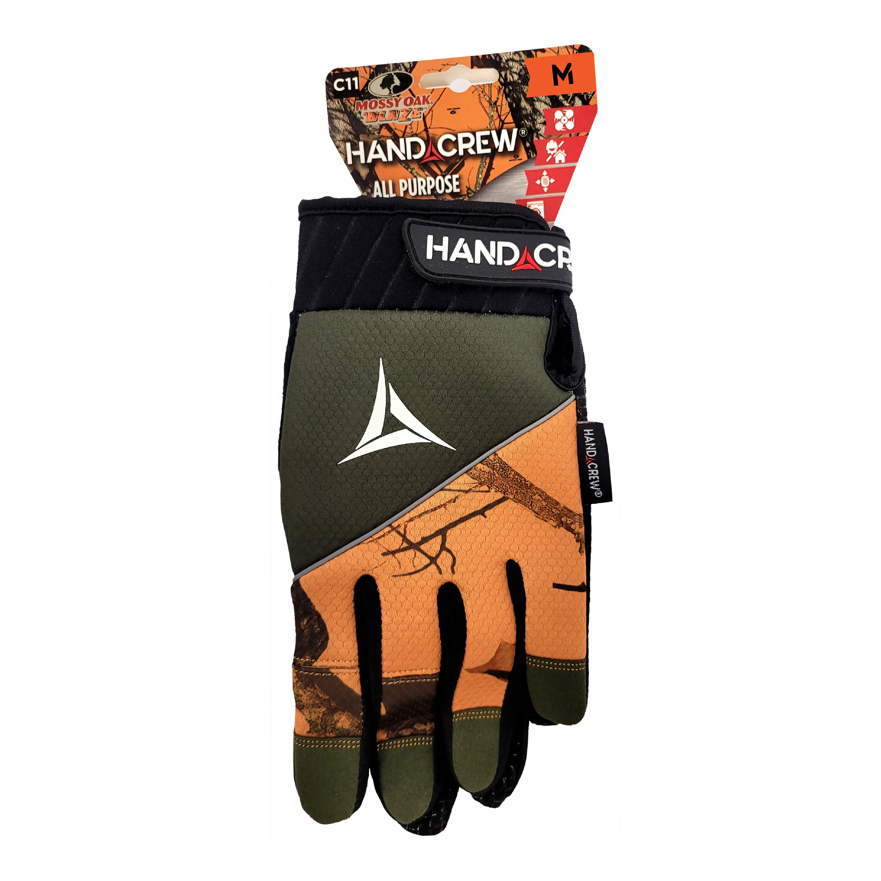 HandCrew USHG-2185M Medium Yellow Polyurethane dipped Polyester 1 -Pairs