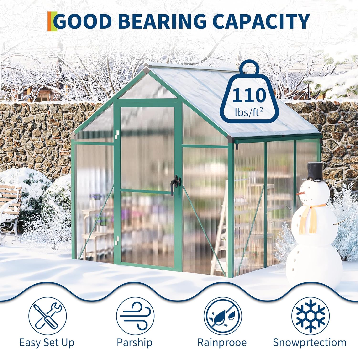 Qeetex QET-GH-WK16 greenhouses - View #7