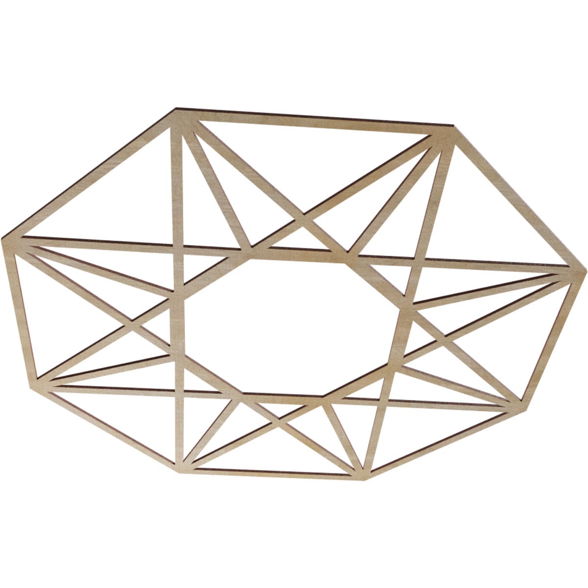 Ekena Millwork CMWP40X40X0375GDHI Ceiling-Medallions - View #2