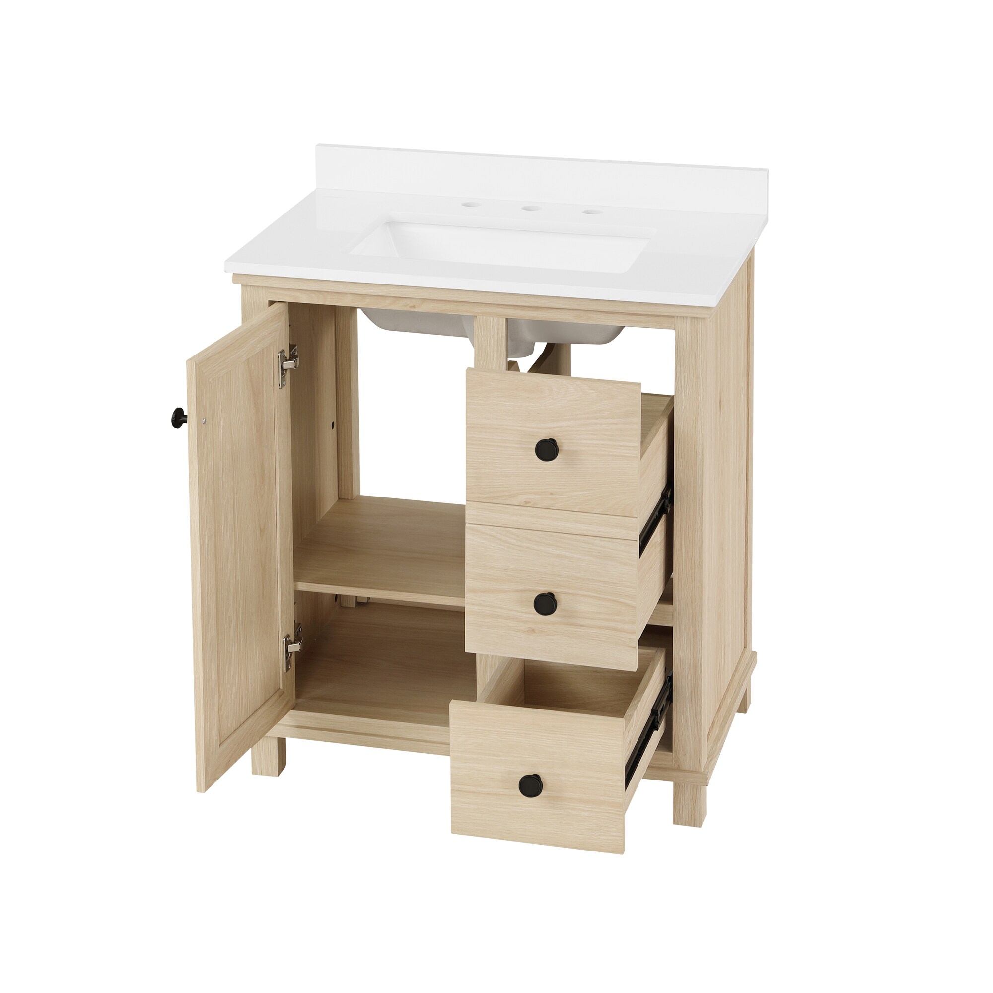 Style Selections BRADSHAW-30LBW-COMBO Bath-Vanity-Combo - View #21