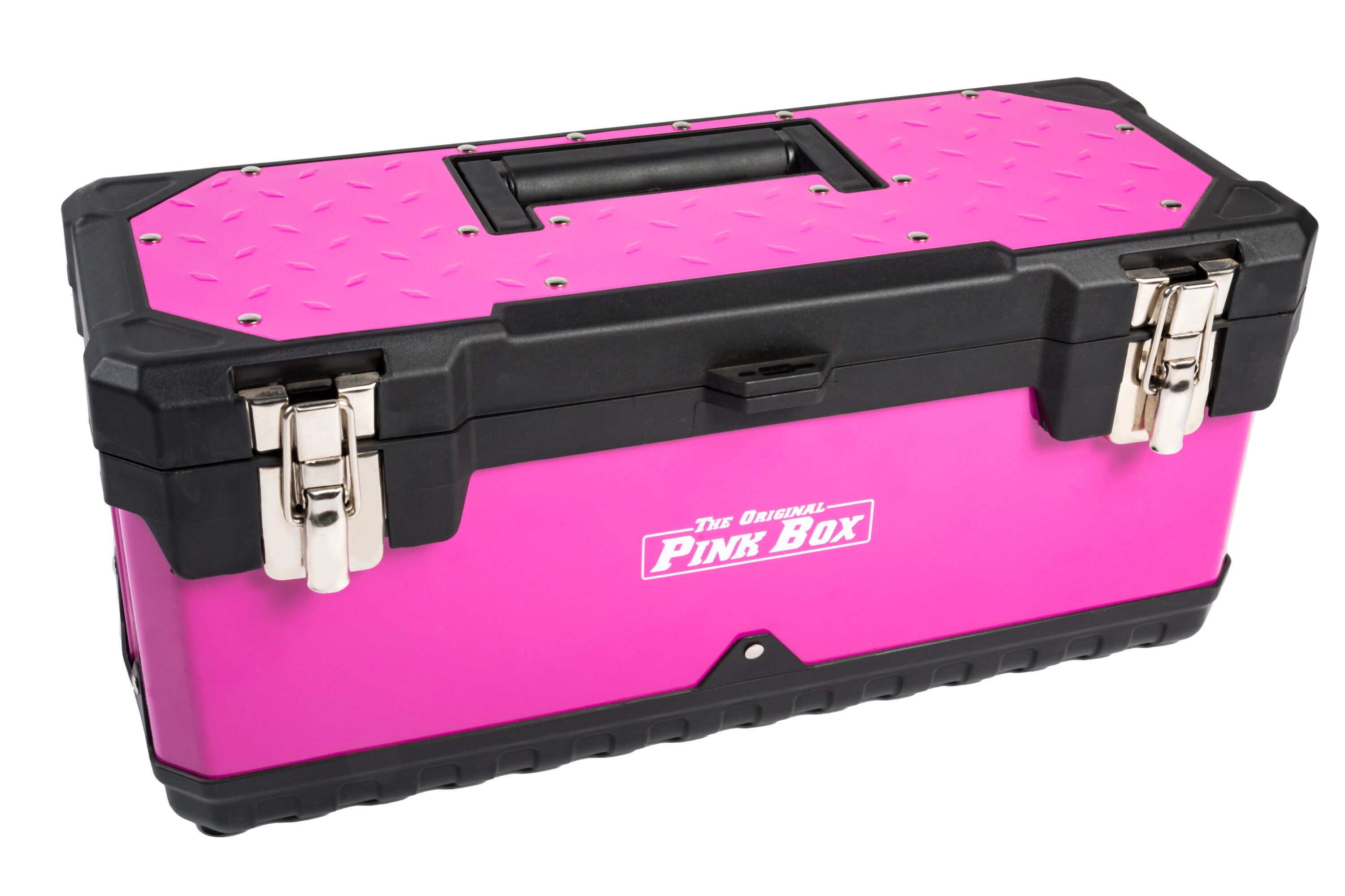 The Original Pink Box 25ft Auto-Locking Tape Measure - Metric