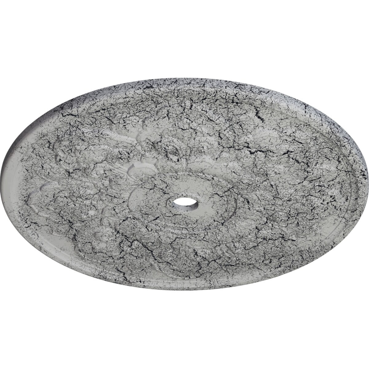 Ekena Millwork CM50LOUWC Ceiling-Medallions - View #2