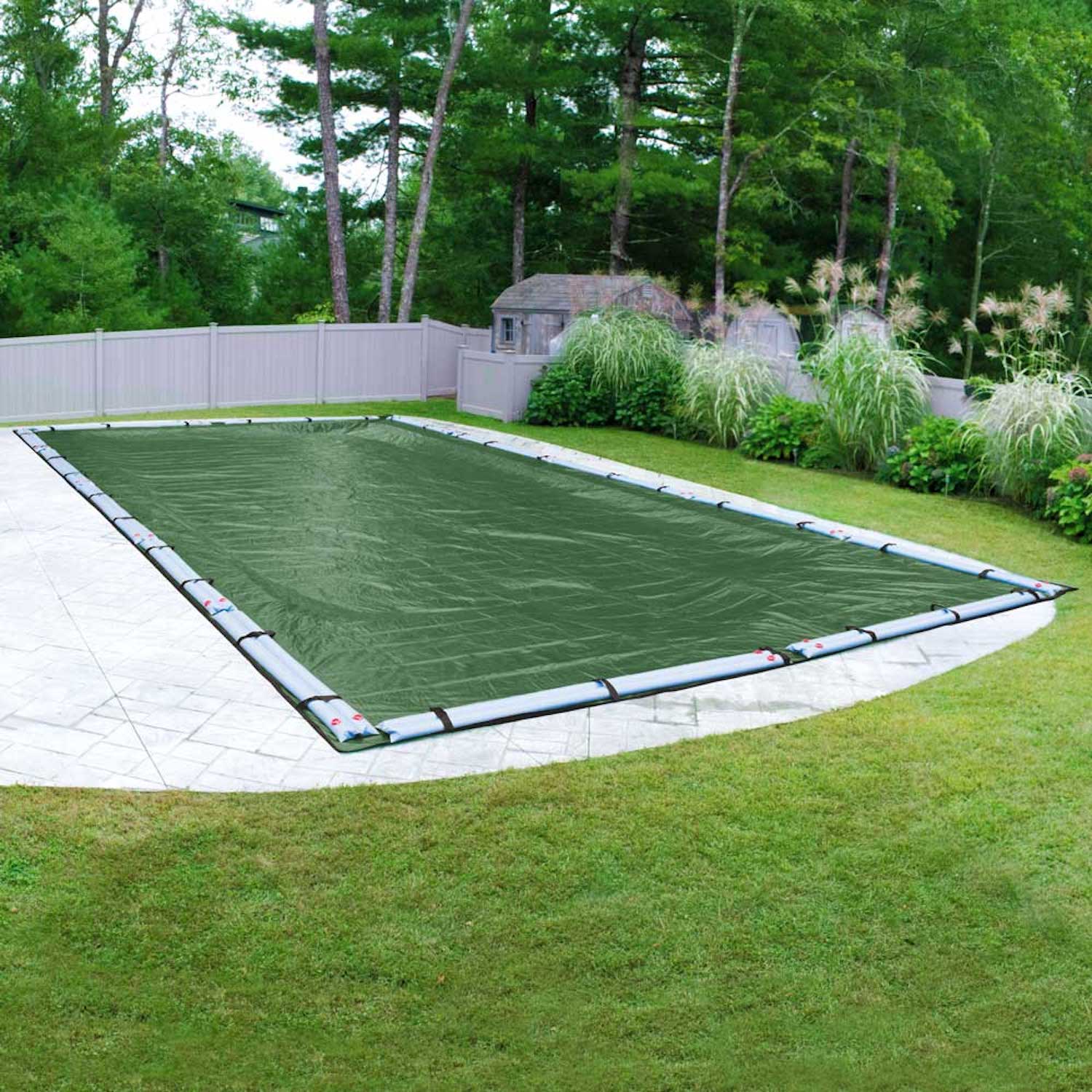 Pool Mate 501632R-PM 32-ft x 16-ft Premium Polyethylene Winter Rectangle Pool Cover