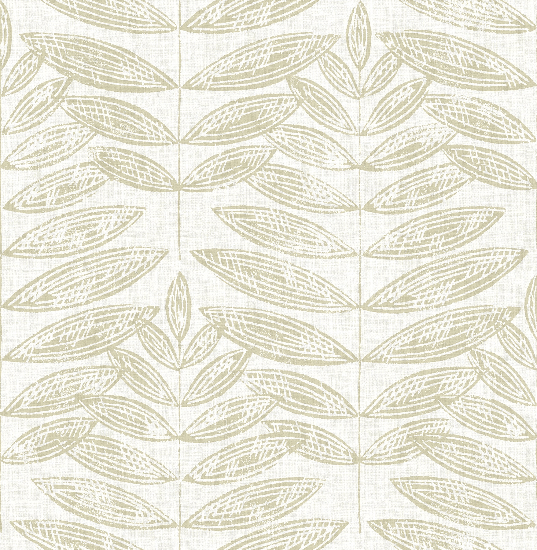 A-Street Prints 2999-25100 Annelie 56.4-Sq. Feet Neutral Non-woven Ivy/Vines Unpasted Wallpaper