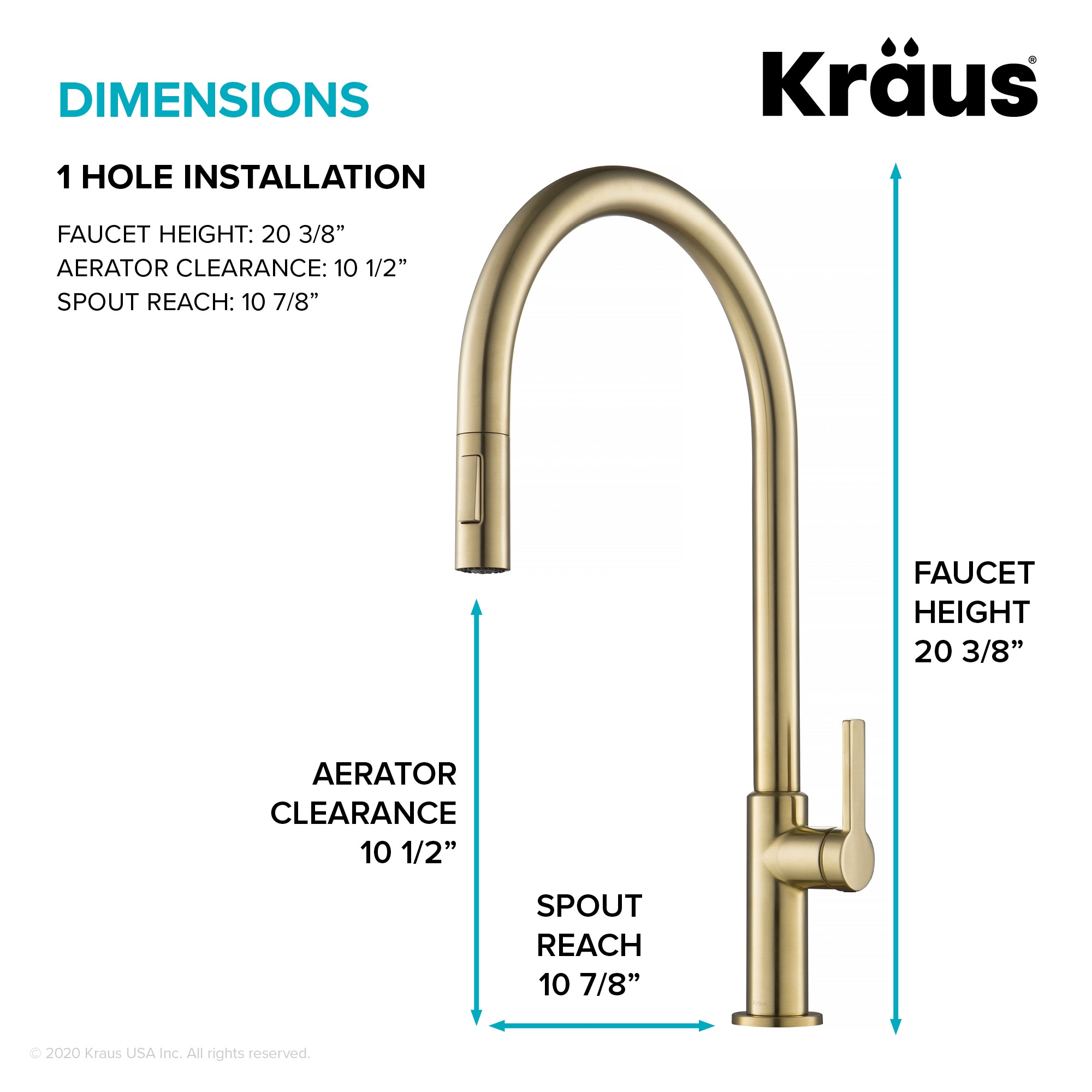 Kraus KPF-2821SFACB Kitchen-Faucets - View #7