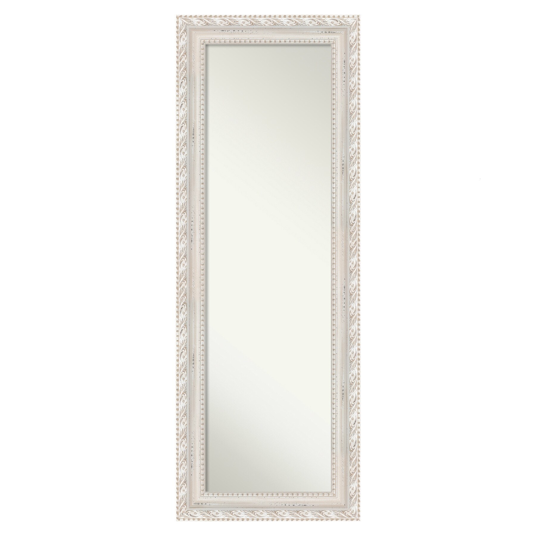 20"x54" Non-Beveled Opera Wood Door Mirror, Wall-Mountable - Amanti Art