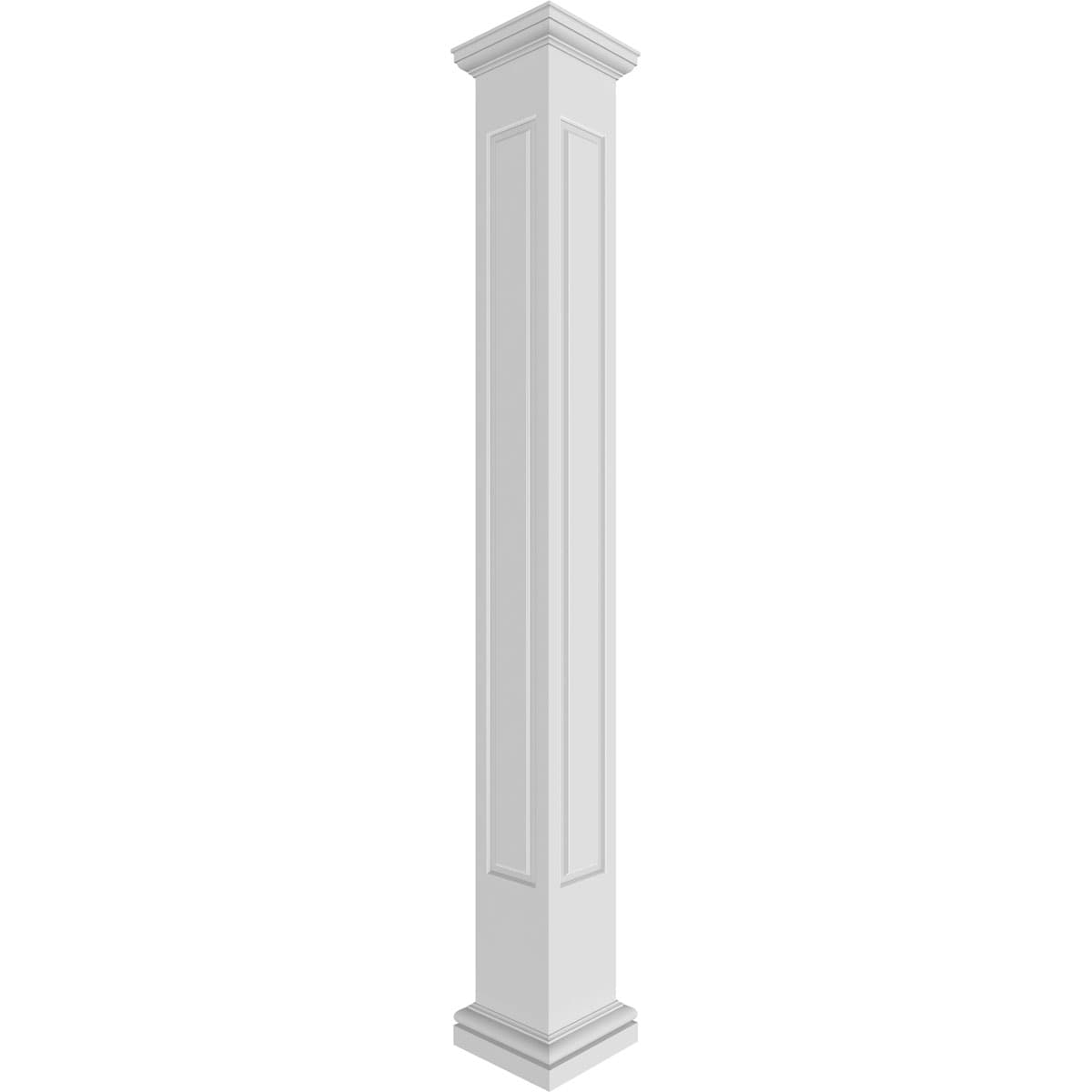 Ekena Millwork CC1208ENRTUTU Craftsman Classic 11.625-in L x 8-ft Unfinished PVC Column Wrap