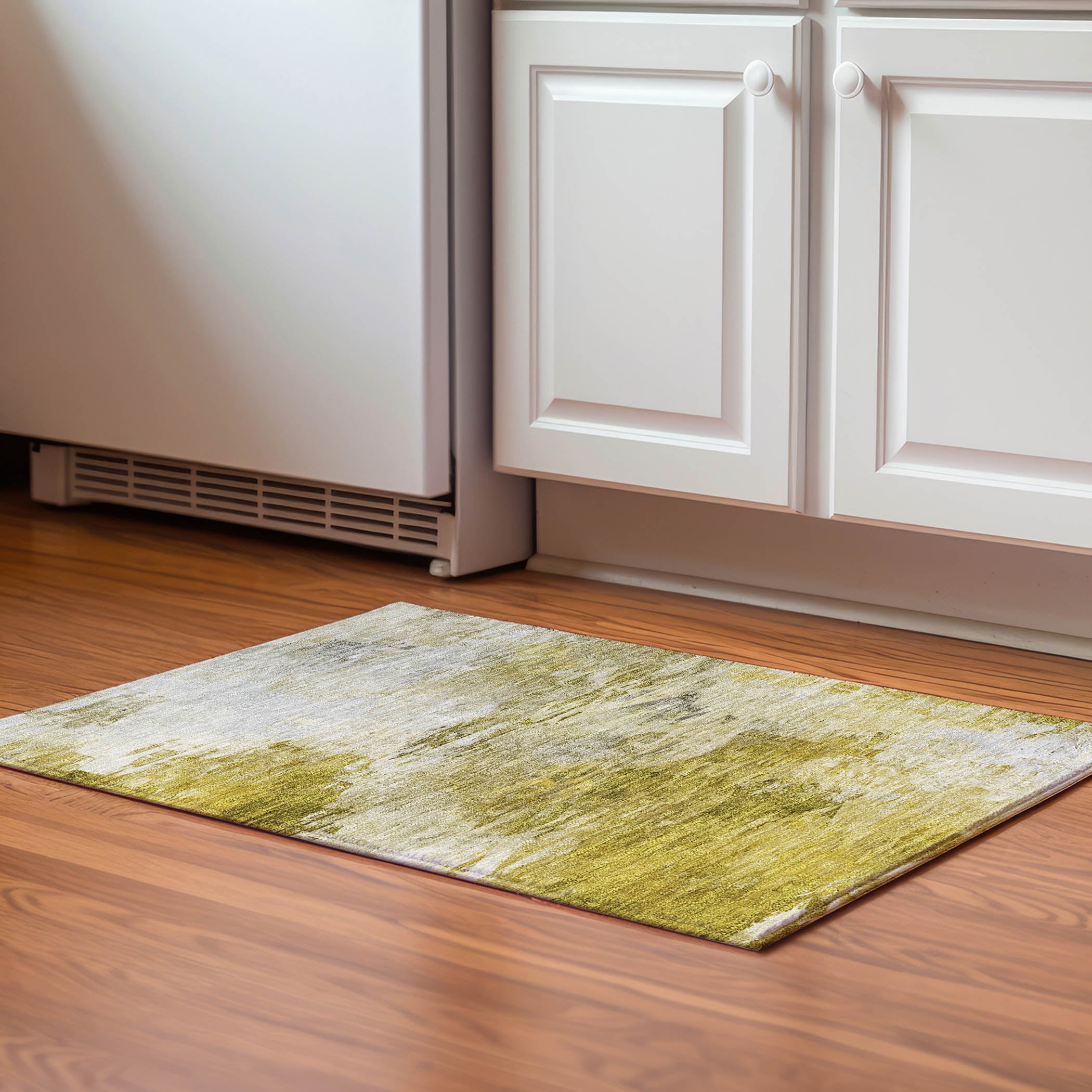 Addison Rugs AMF595GO20X30 Mayfield AMF595GO 2 x 3 (ft) Loomed Polyester Gold Rectangular Indoor Geometric Machine washable Area rug