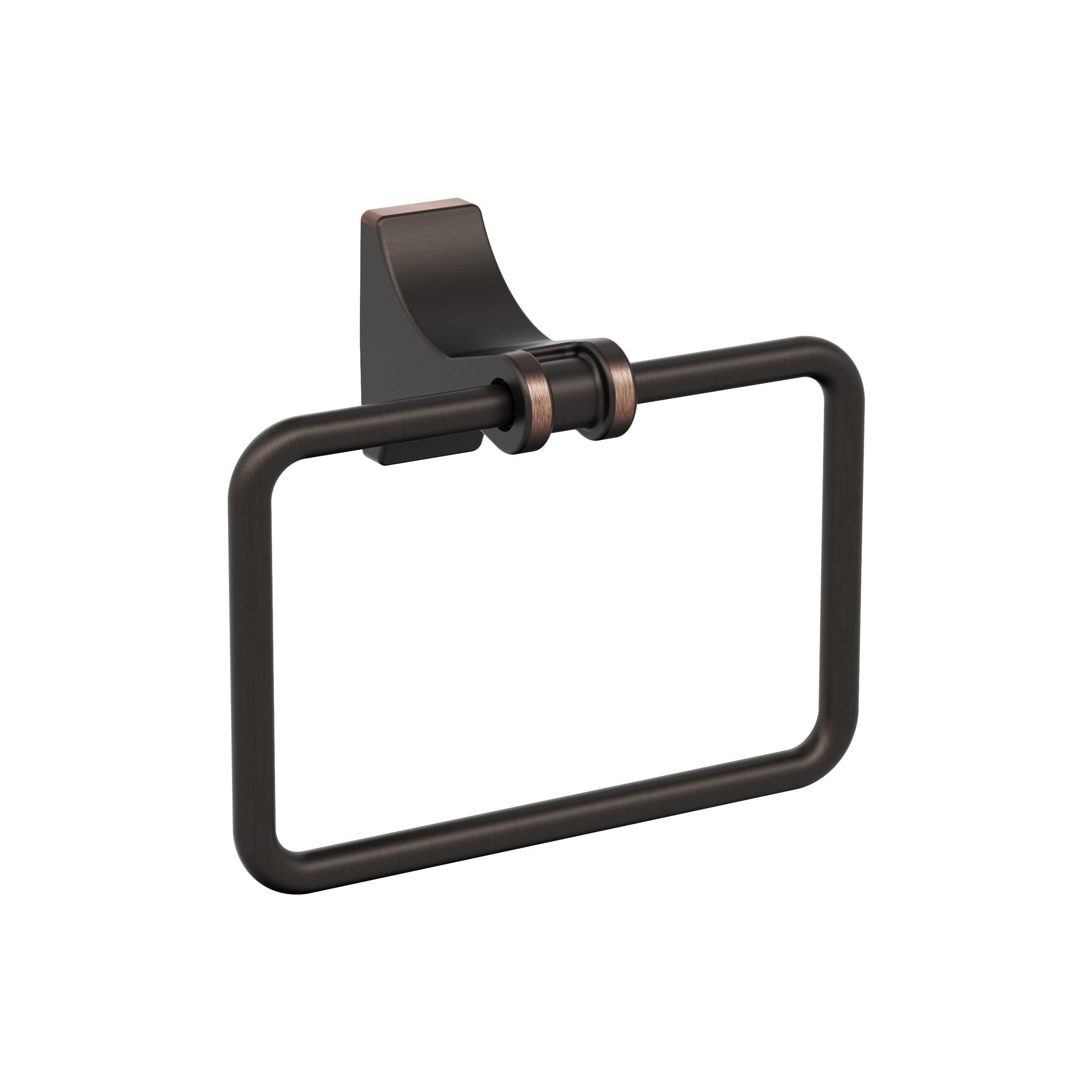 Amerock BH36052ORB Davenport Oil Rubbed Bronze Wall mount Single Towel Ring