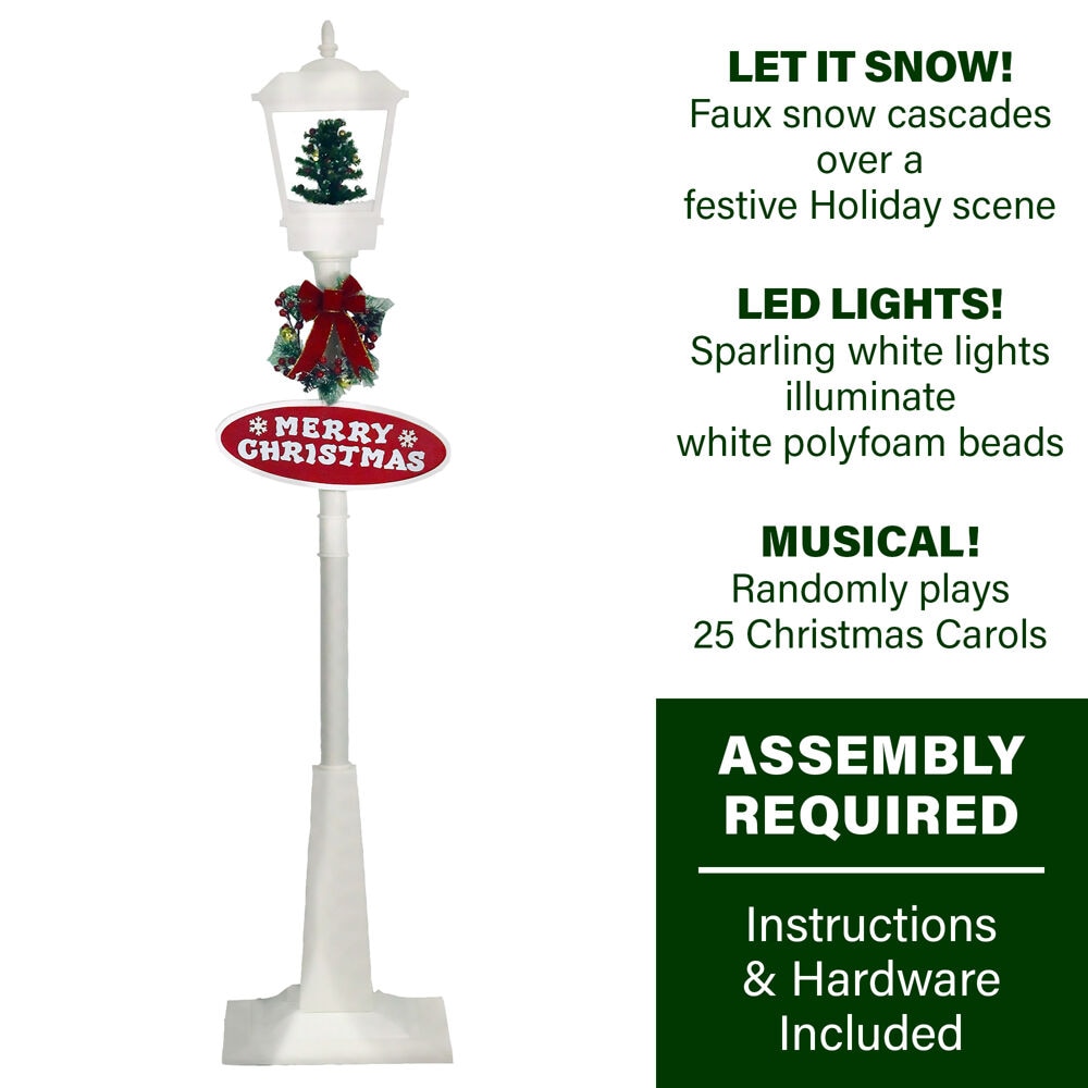 Fraser Hill Farm FSL071A-WHT Table-Christmas-Decorations - View #2