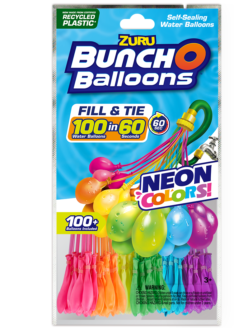 ZURU BUNCH O BALLOONS 3-Pack Neon Bunch O Balloons Multi Water