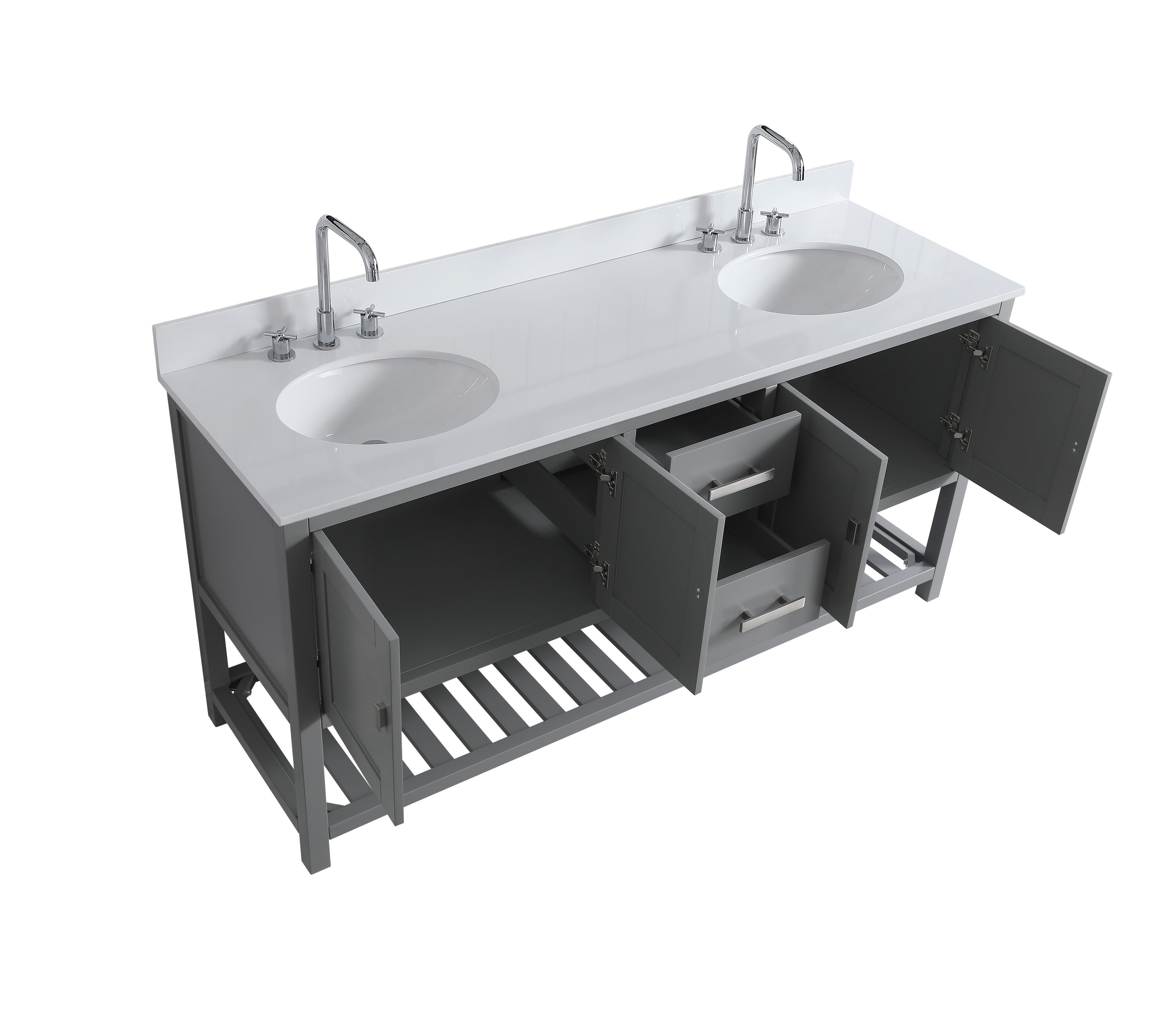 Design Element DEC055-72-GY-CB vanities - View #5