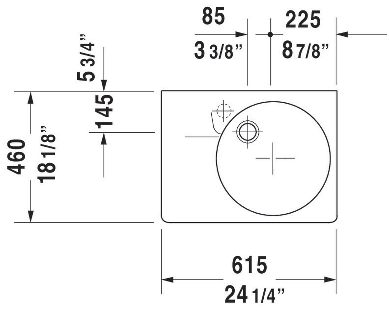 Duravit 0685600000 Bath-Sink - View #4