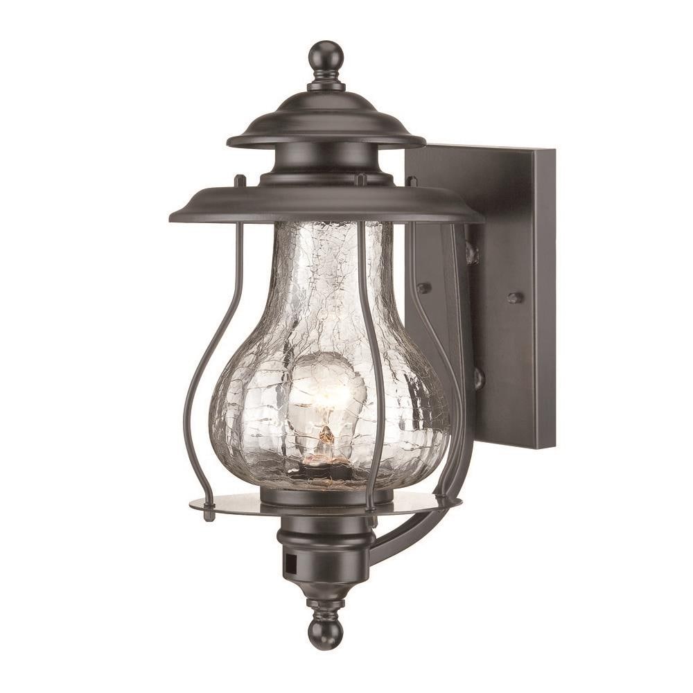 Acclaim Lighting 8201BK Blue Ridge 1 -Light 16-in H Matte Black Hardwired Outdoor Wall Light