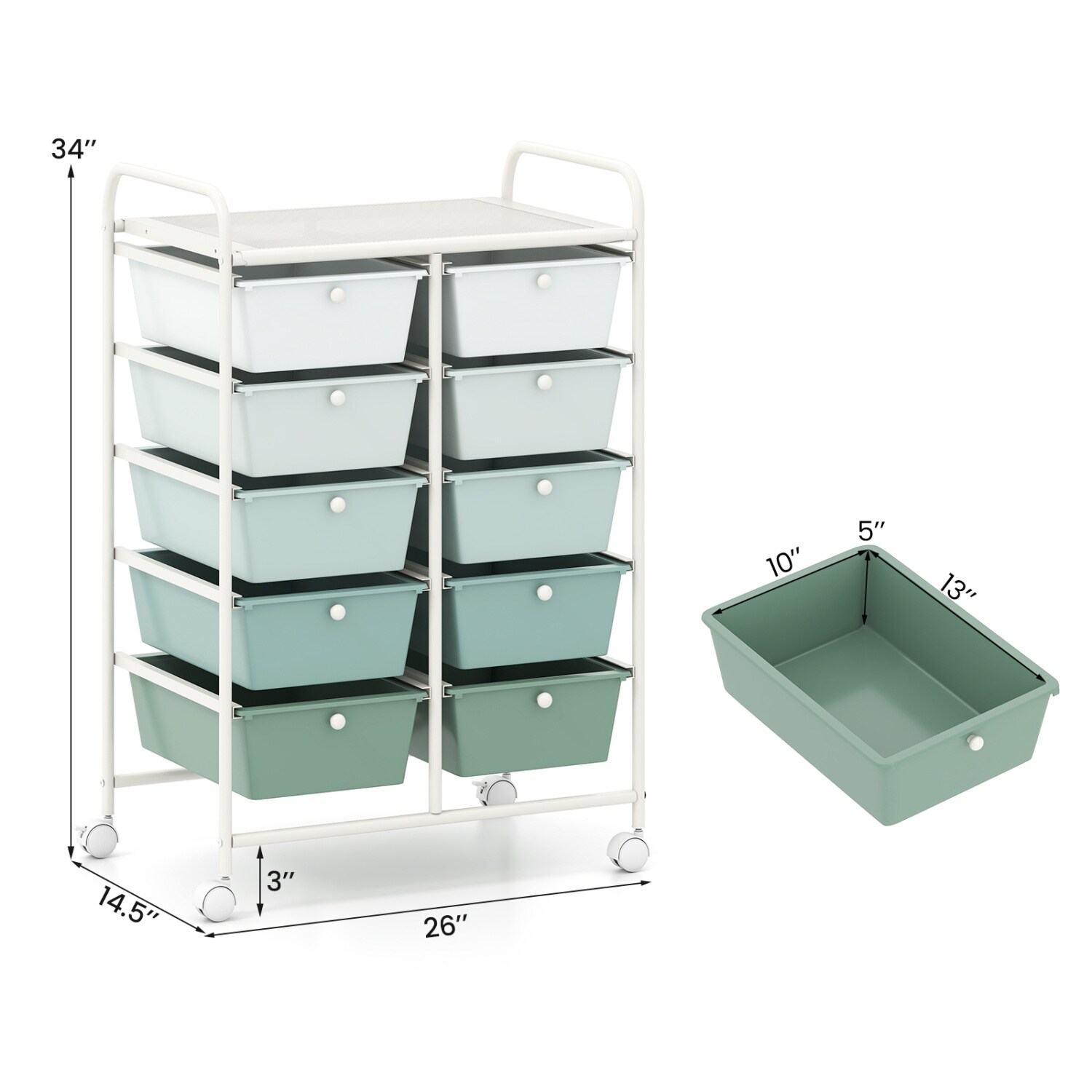 Volenca VOL-ZJV3ZM Filing-Cabinets - View #3