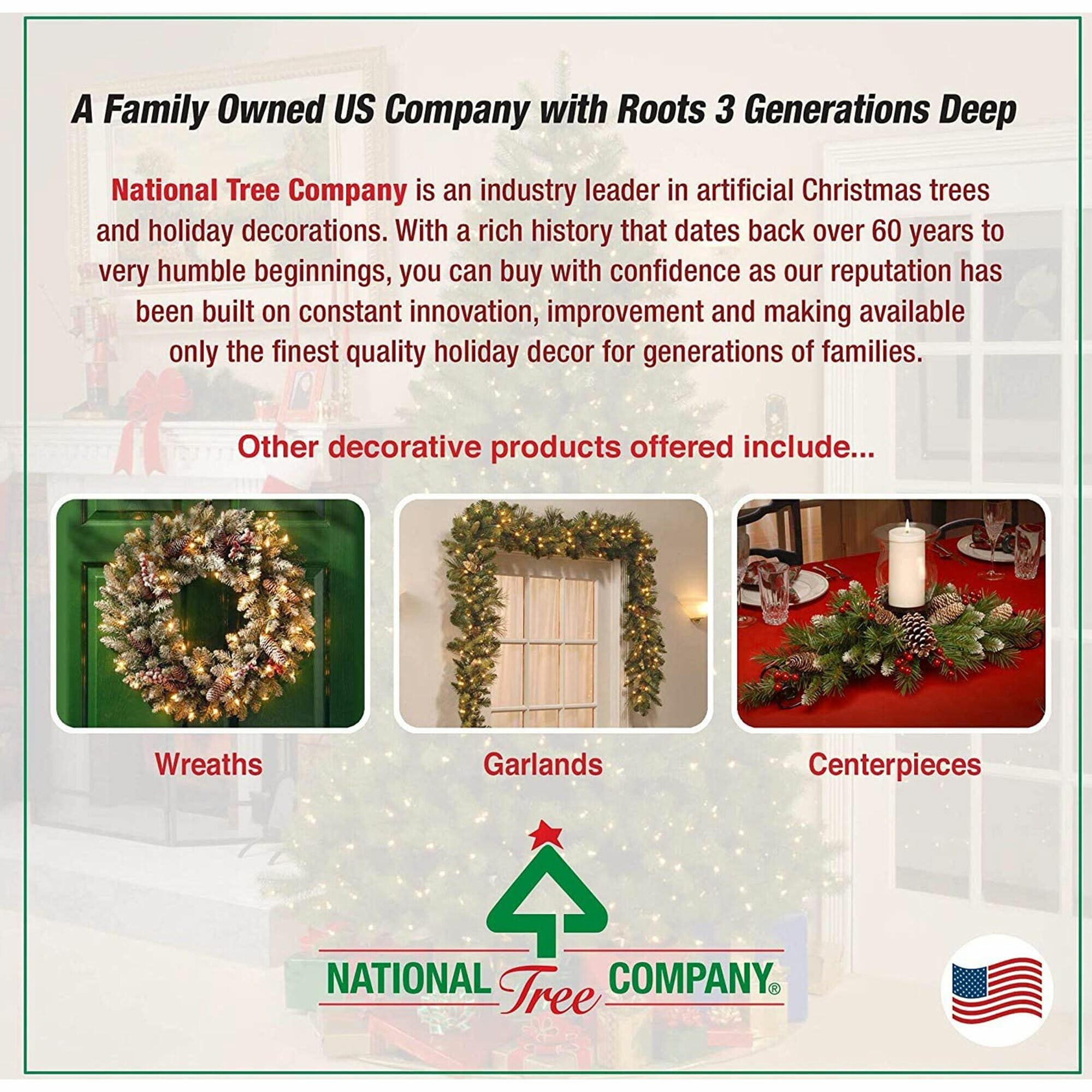 National Tree Company 289064 Artificial-Christmas-Garland - View #4