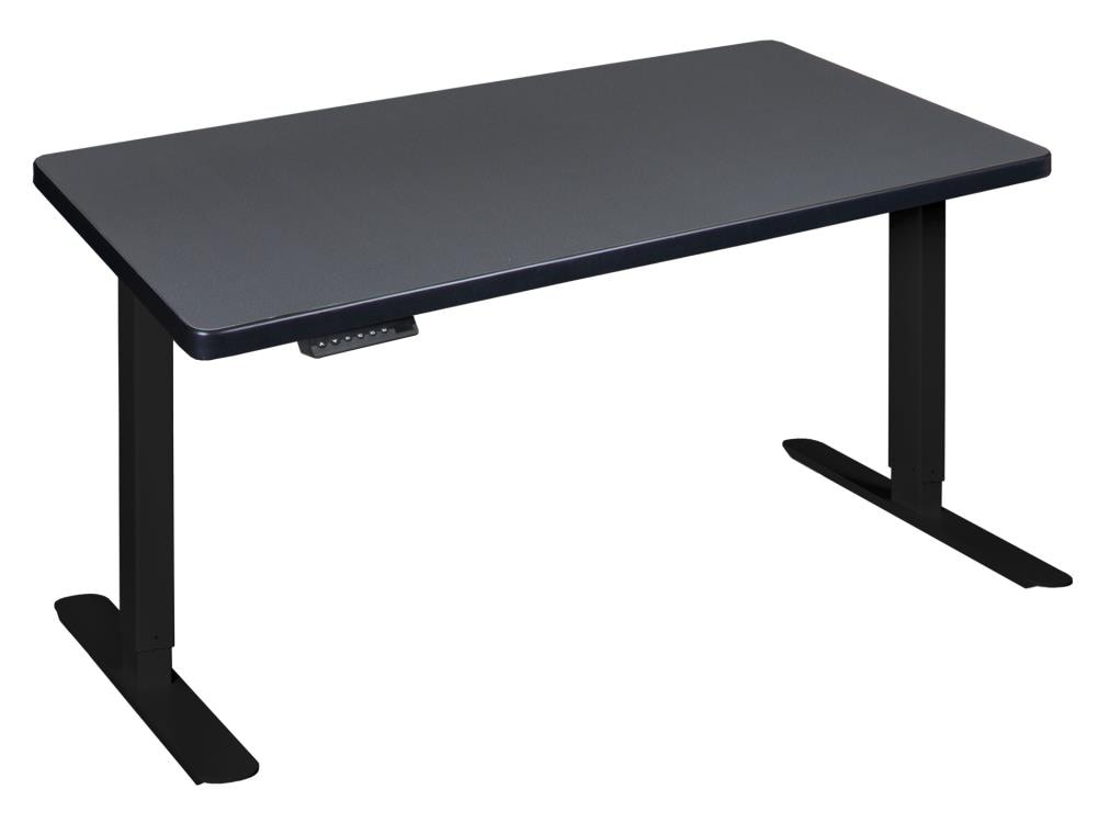 Regency HAD4824GYBK Esteem 24-in Gray Modern/Contemporary Computer Desk