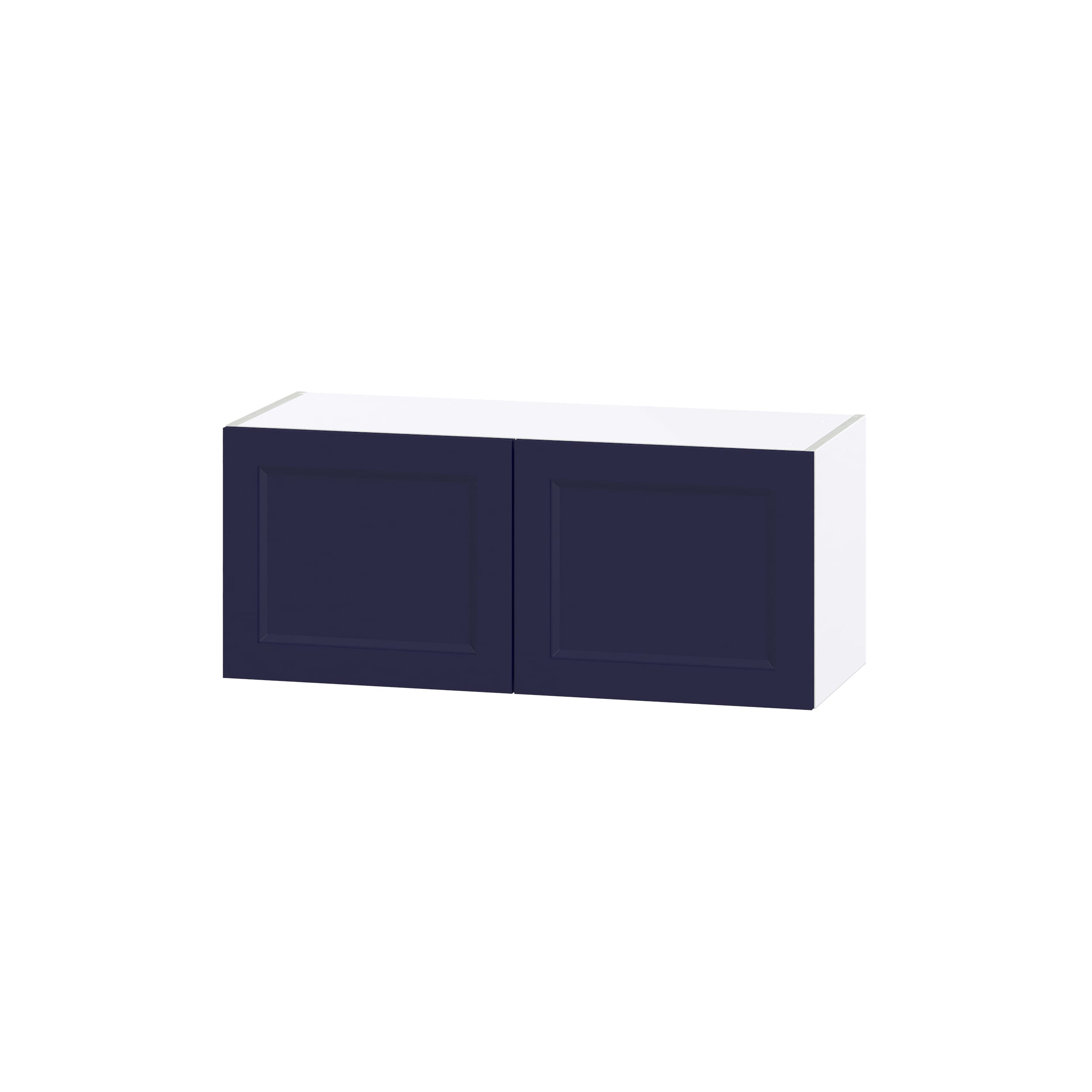Hugo&Borg DSW3615-LO Lorette 36-in W x 15-in H x 14-in D Navy Blue Wall Fully assembled Cabinet (Recessed Panel Shaker)