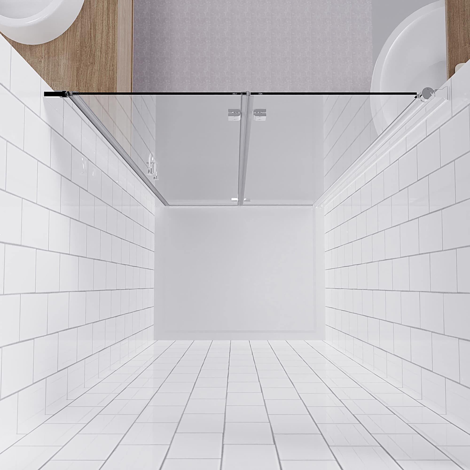 Lordear LD-ZDM6602BN Shower-Doors - View #2