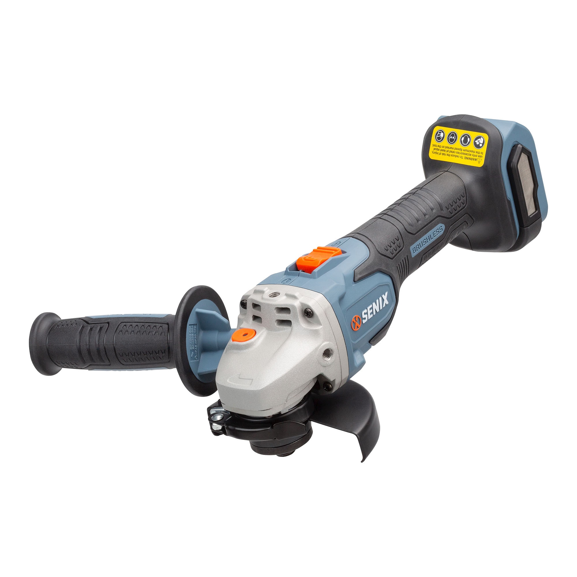 SENIX X2 4.5-in 20-volt Sliding Switch Brushless Cordless Angle Grinder (Tool Only) PAX2115-M2-0 Sansujyuku sansujyuku.com