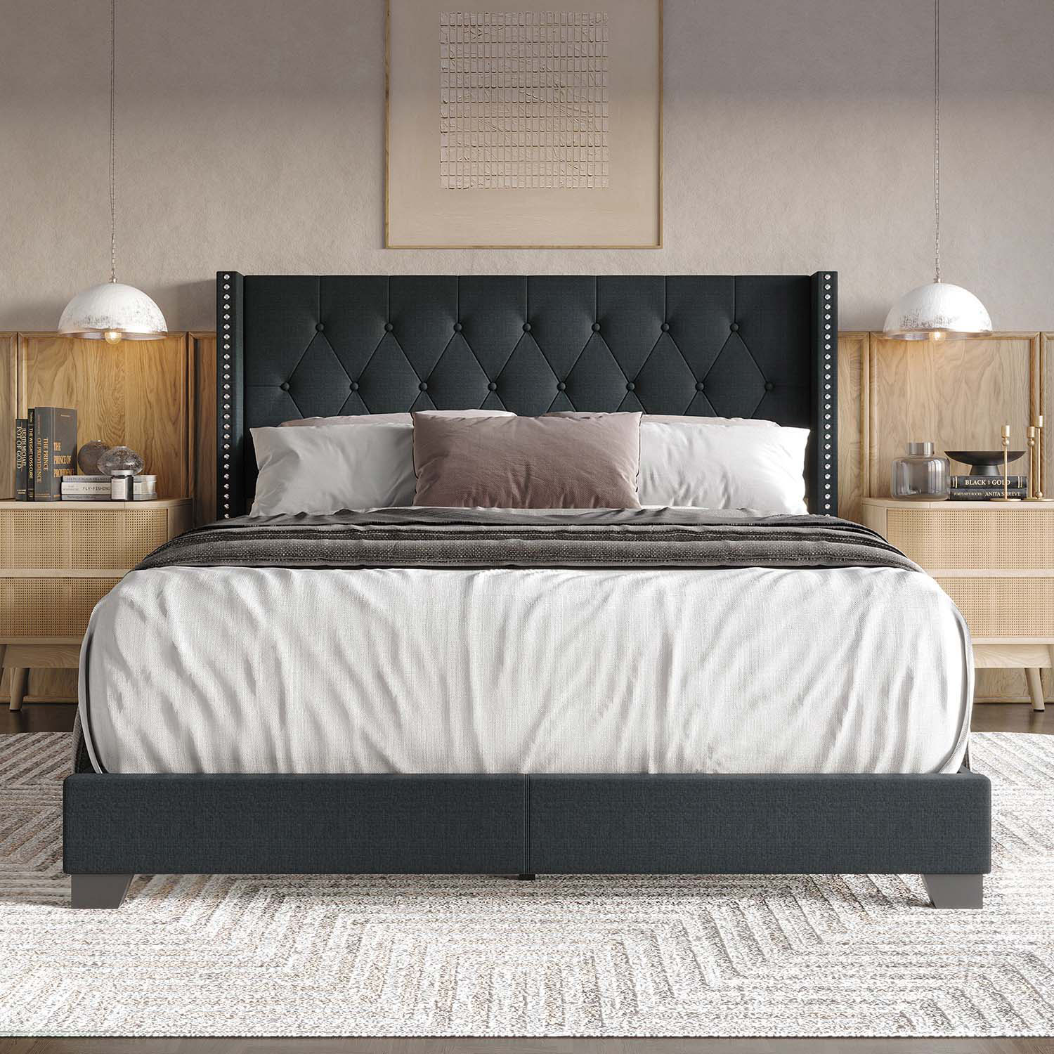 CasePiece C8403QUB-CGY-LN beds - View #2