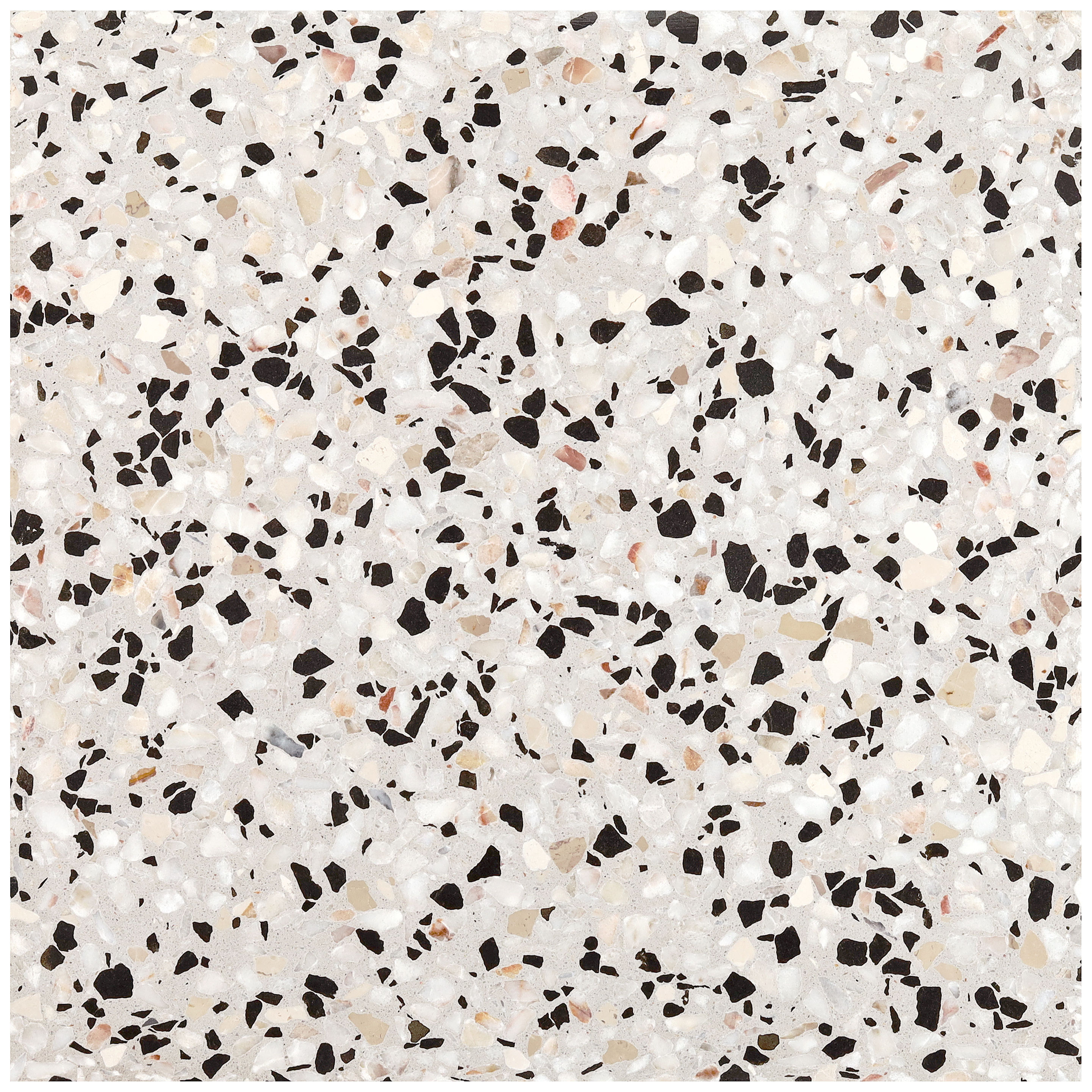 Artmore Tile EXT3RD108036 Sample- Tarboro Terrazzo Foro 4-in x 8-in Polished Cement Look Floor and Wall Tile