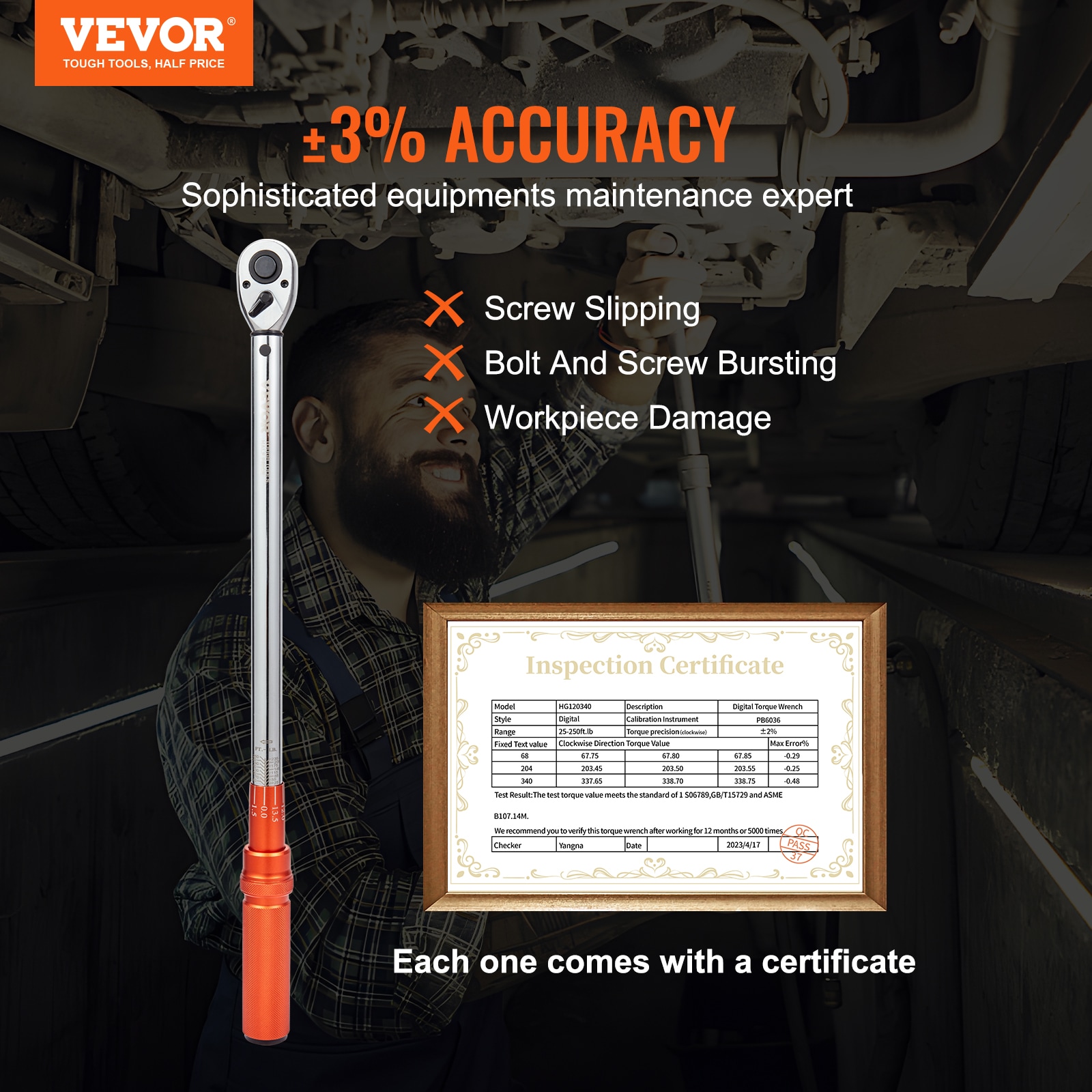 VEVOR DJSNLBSKDSSZNYVHFV0 Torque-Wrenches - View #3