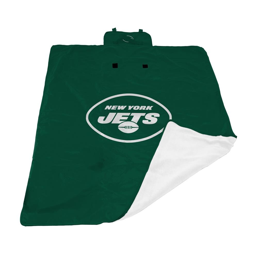 New York Jets Christmas Card Fleece Blanket