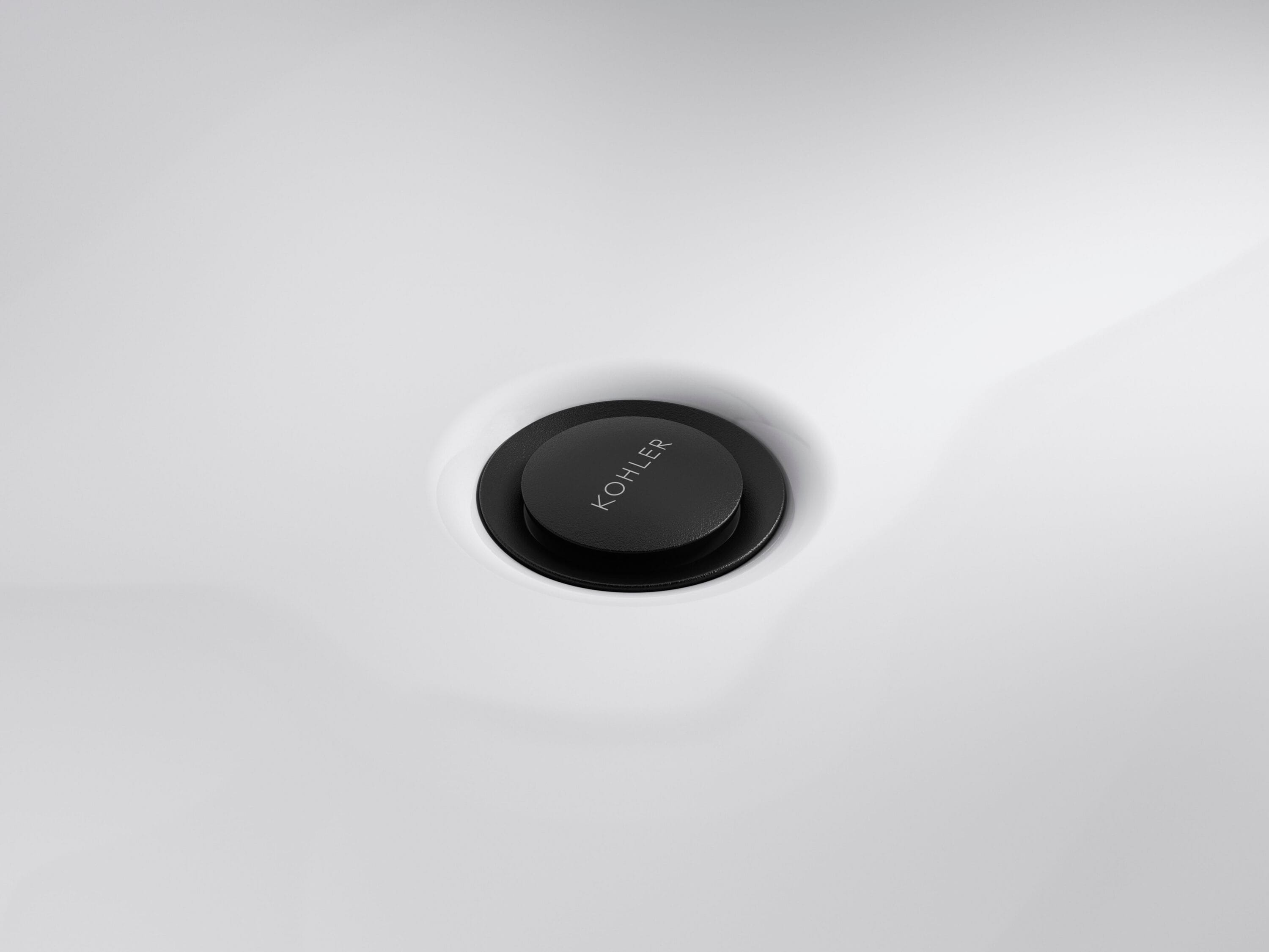 KOHLER RH1464524-BL Matte Black Bathroom Sink pop up drain