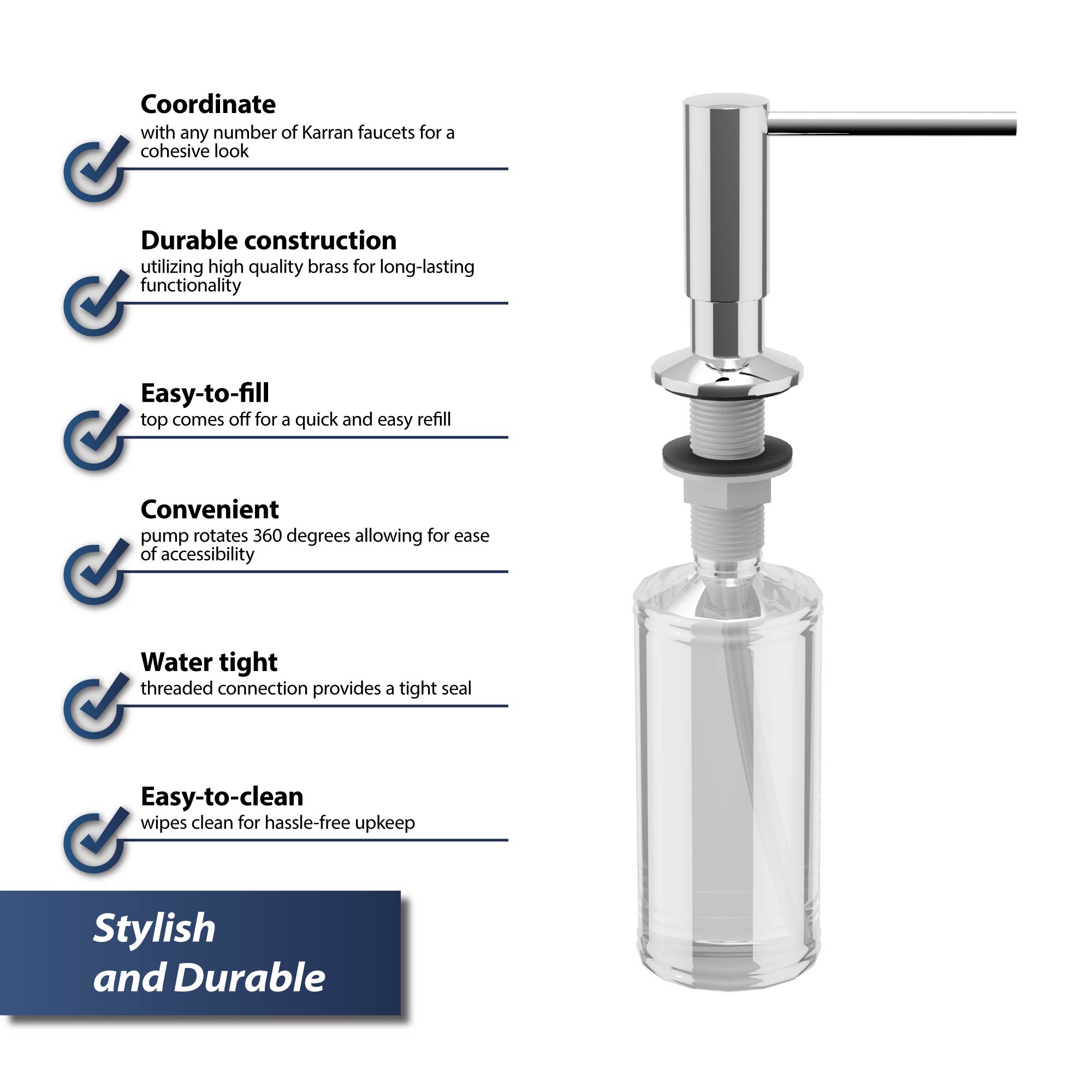 Karran SD35C Soap-Lotion-Dispensers - View #2