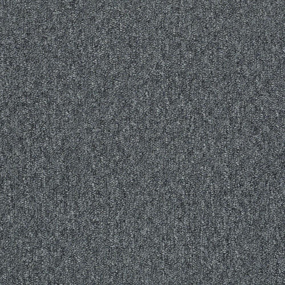 Style Selections 7L923-500-SAMP (Sample) Breckenridge Charcoal Gray 18.0-oz sq yard Olefin Textured Indoor Carpet
