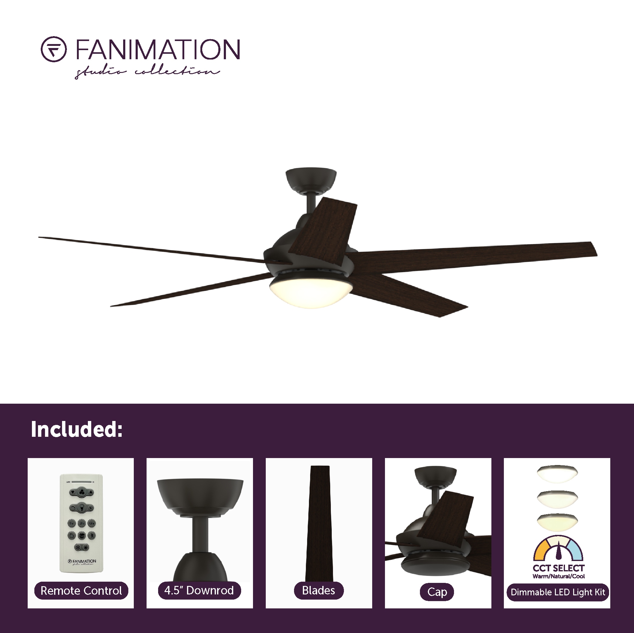 Fanimation Studio Collection LP8359LAZ Ceiling-Fans - View #7