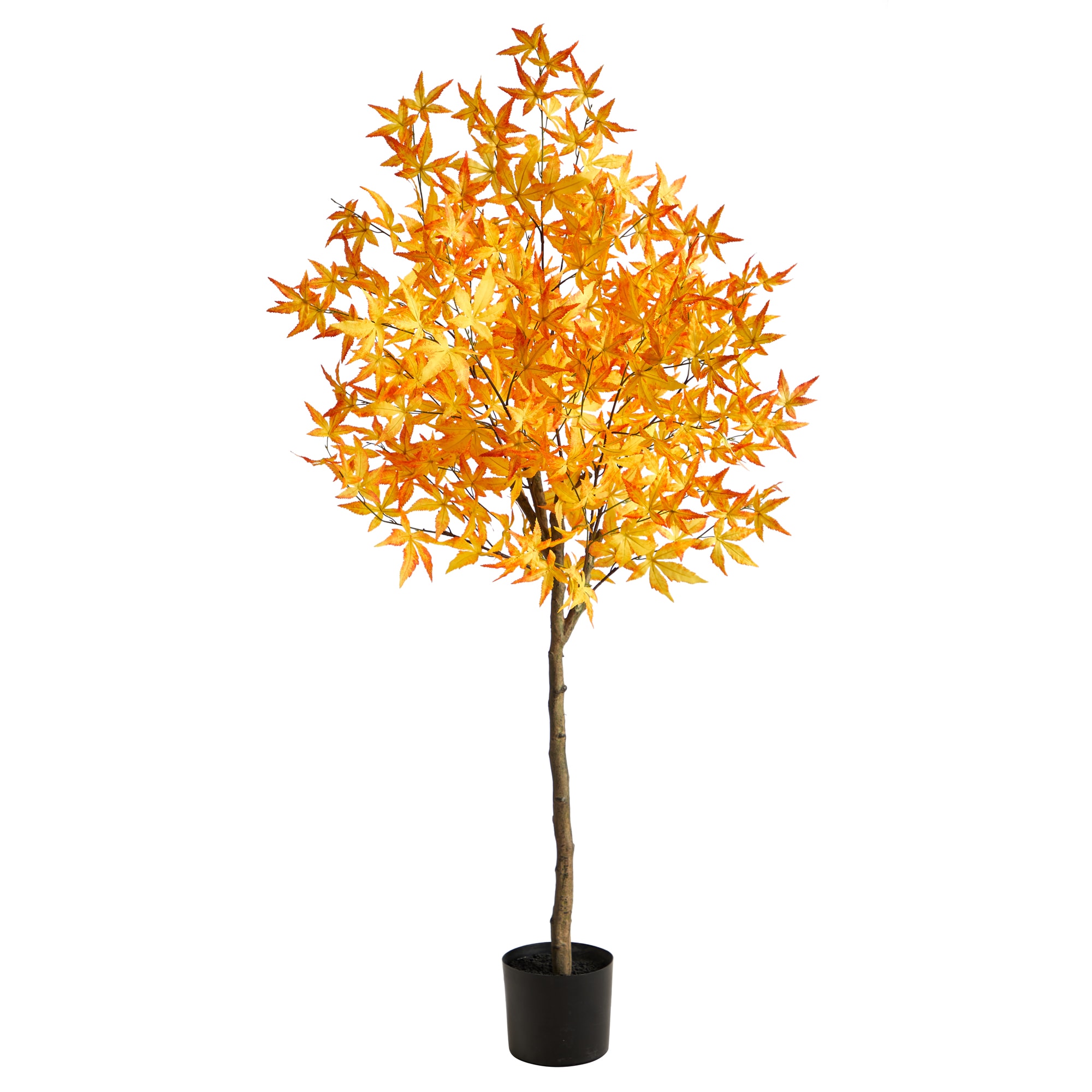 Nearly Natural T2796-YL 60-Inches Yellow Indoor Floor Mixed greenery Artificial tree