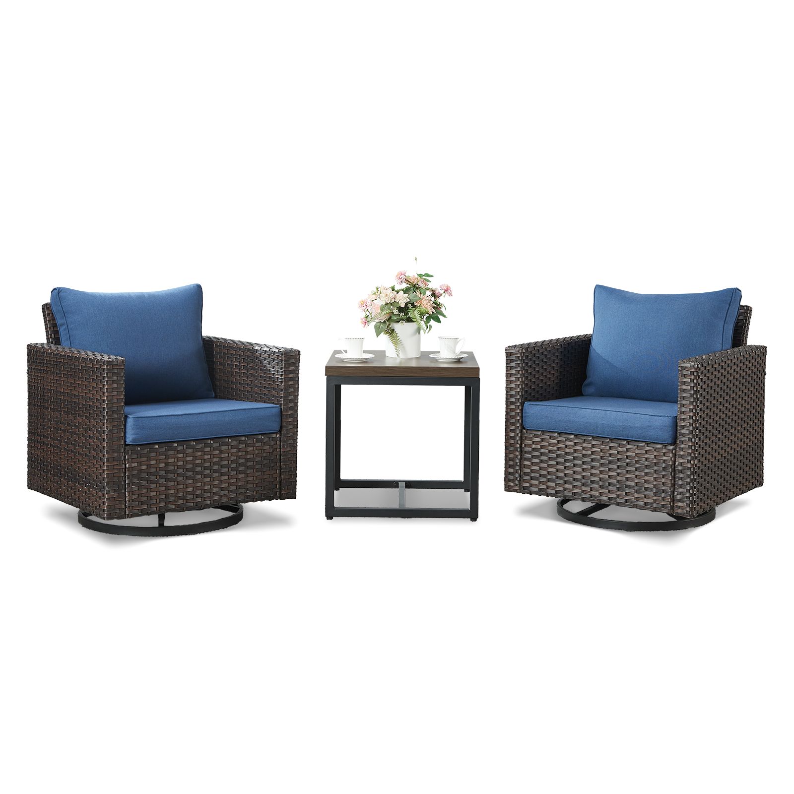 Jeehope PA124-1XT Patio-Conversation-Sets - View #3