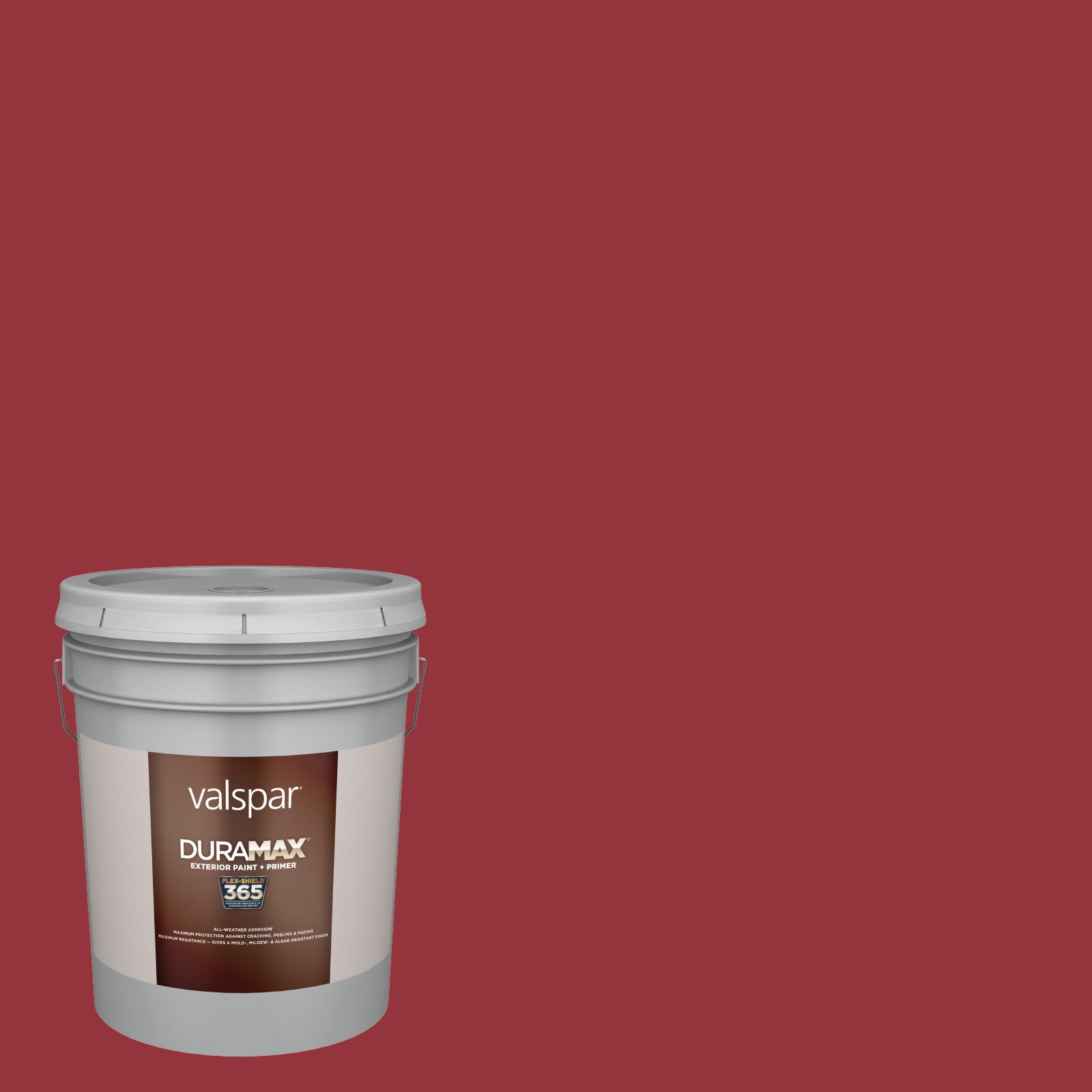 Valspar 1011-3-10605 Duramax Semi-gloss Quite Red 1011-3 Latex Exterior Paint + Primer ( 5-gallon )